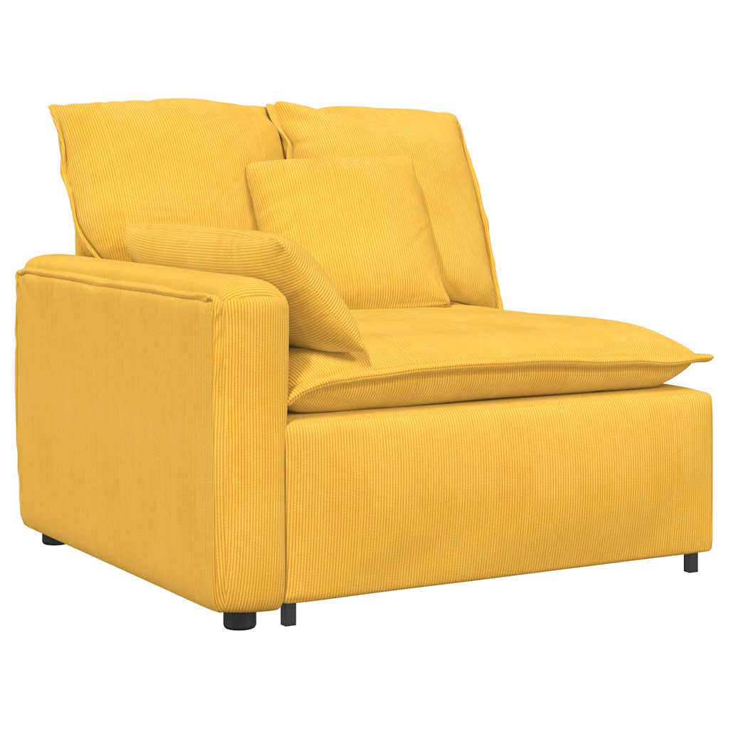 vidaXL Modul modular de capăt pentru cotieră canapea cu perne 100 cm vidaXL Modul modular de capăt pentru cotieră canapea cu perne 100 cm