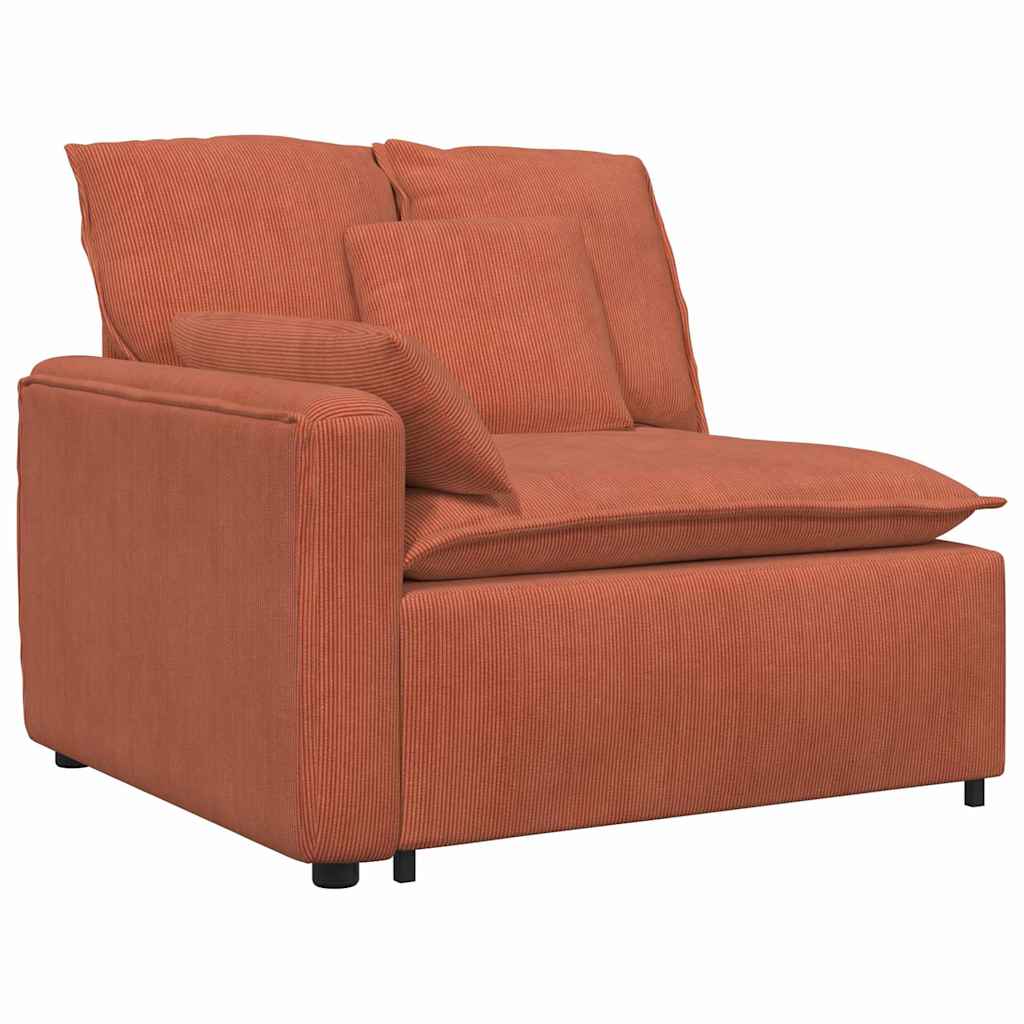 vidaXL Modul modular de capăt pentru cotieră canapea cu perne 100 cm vidaXL Modul modular de capăt pentru cotieră canapea cu perne 100 cm