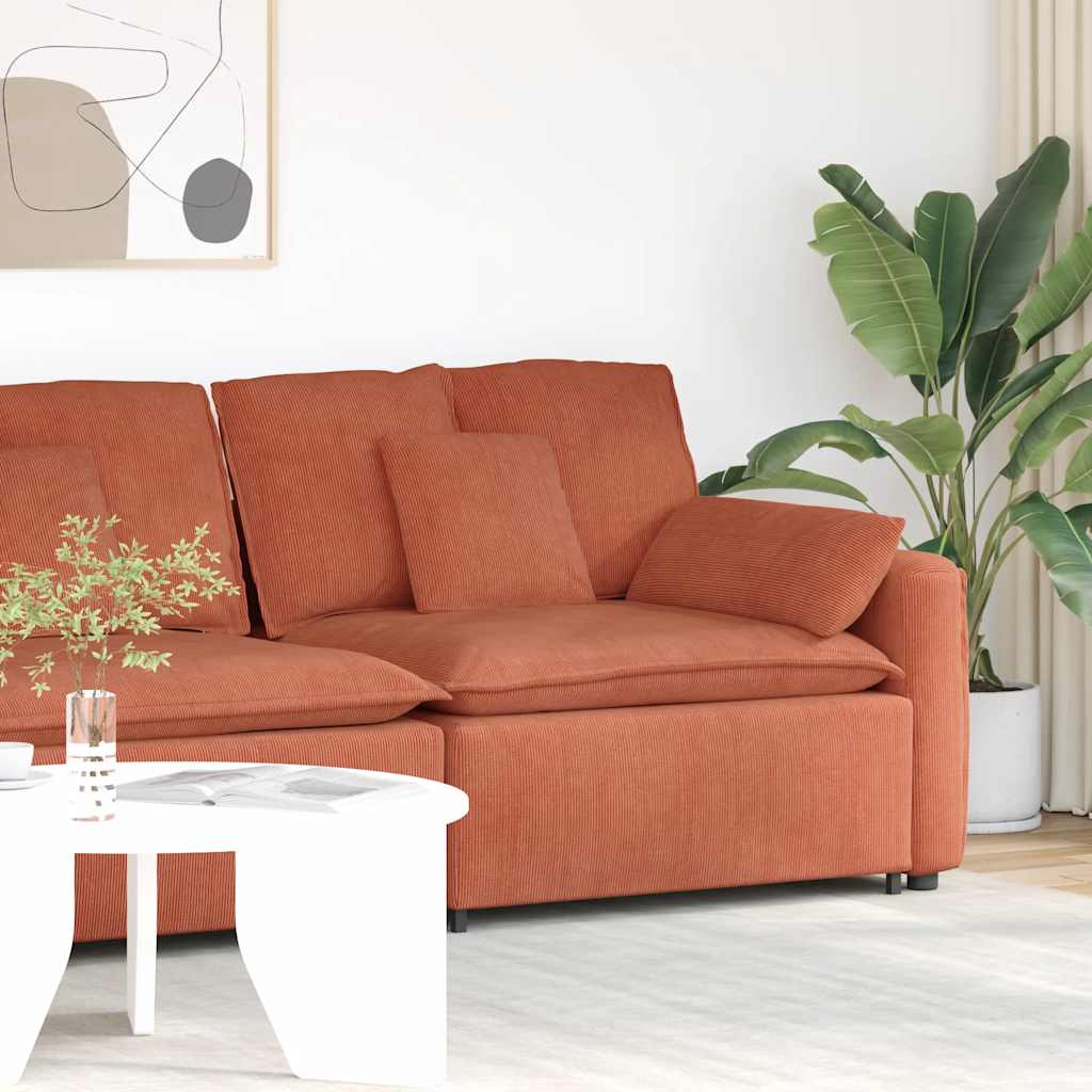 vidaXL Modul modular de capăt pentru cotieră canapea cu perne 100 cm vidaXL Modul modular de capăt pentru cotieră canapea cu perne 100 cm