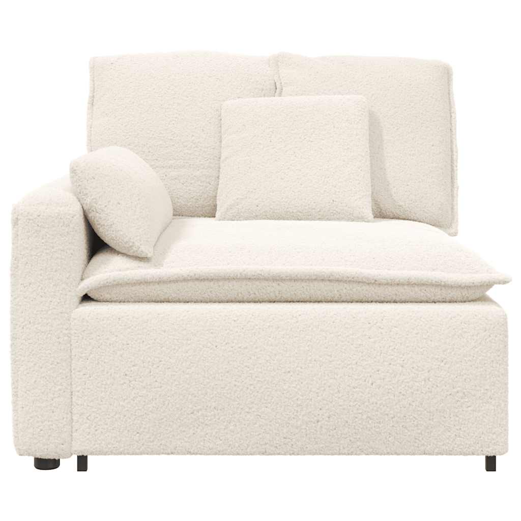 vidaXL Modul modular de capăt pentru cotieră canapea cu perne 100 cm