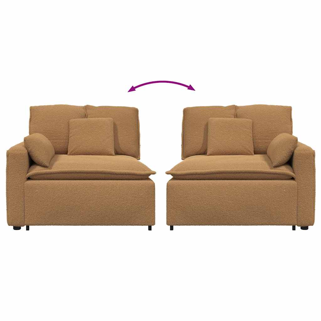 vidaXL Modul modular de capăt pentru cotieră canapea cu perne 100 cm