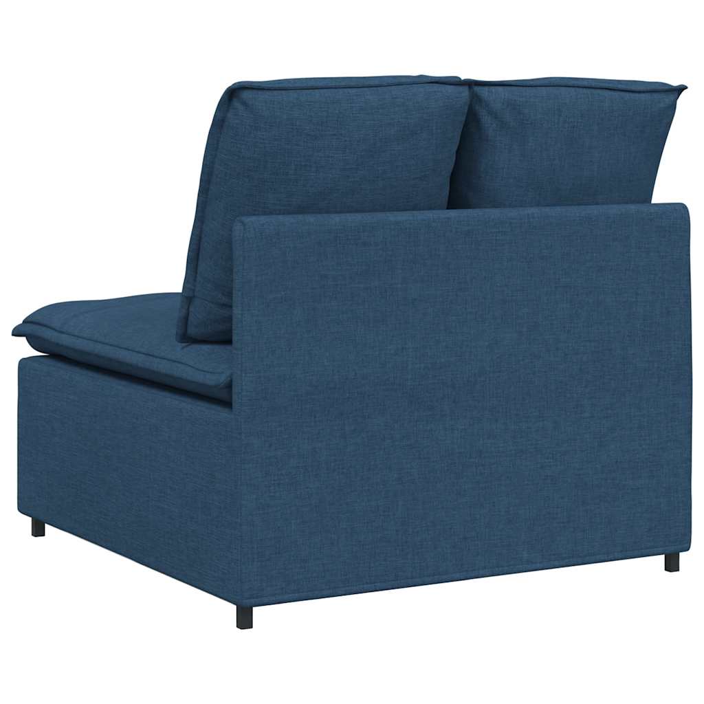 vidaXL Modul central canapea modulară cu perne, albastru, 100 cm vidaXL Modul central canapea modulară cu perne, albastru, 100 cm