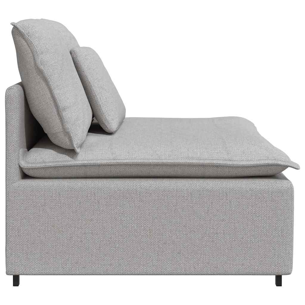vidaXL Modul central canapea modulară cu perne, gri nor, 100 cm vidaXL Modul central canapea modulară cu perne, gri nor, 100 cm