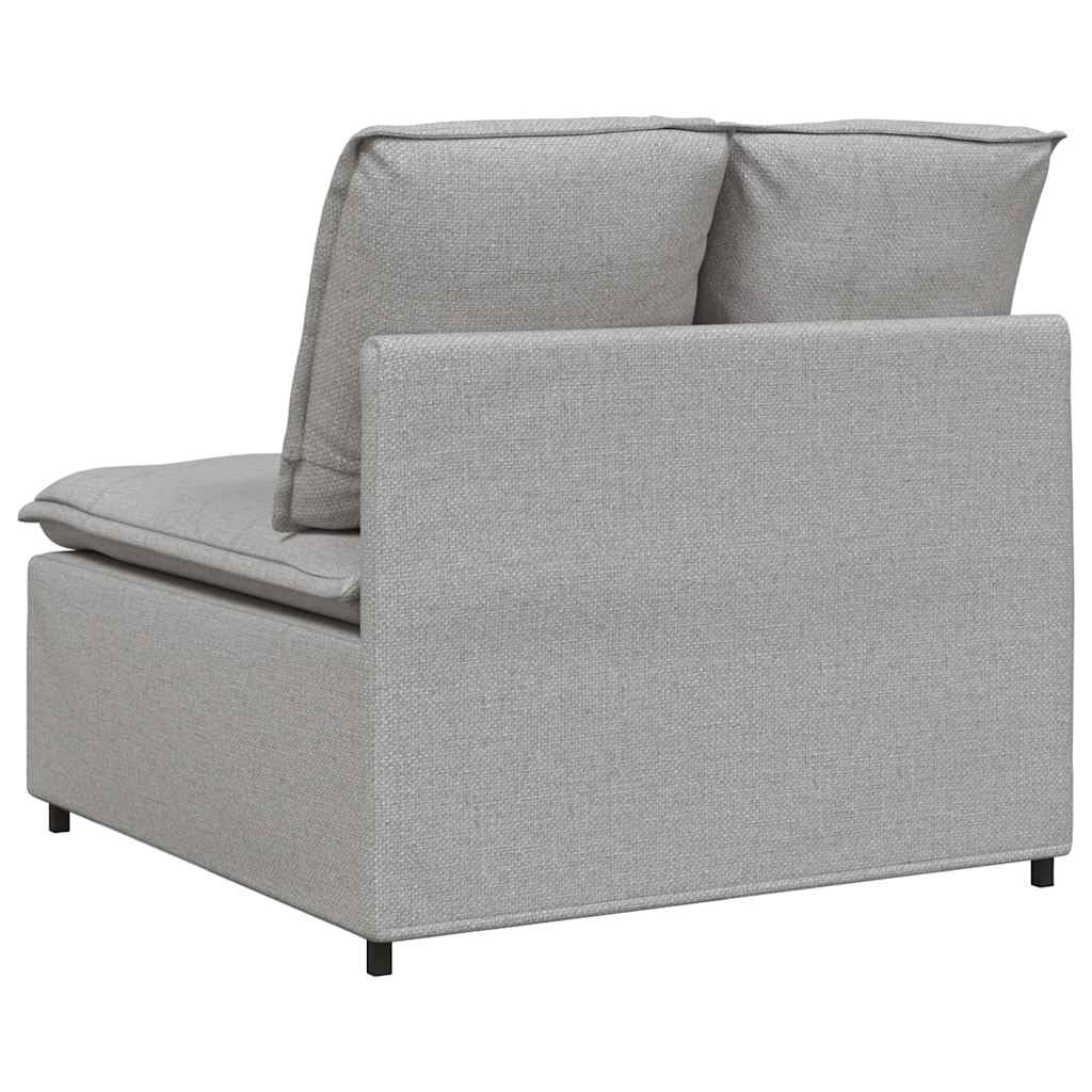 vidaXL Modul central canapea modulară cu perne, gri nor, 100 cm vidaXL Modul central canapea modulară cu perne, gri nor, 100 cm