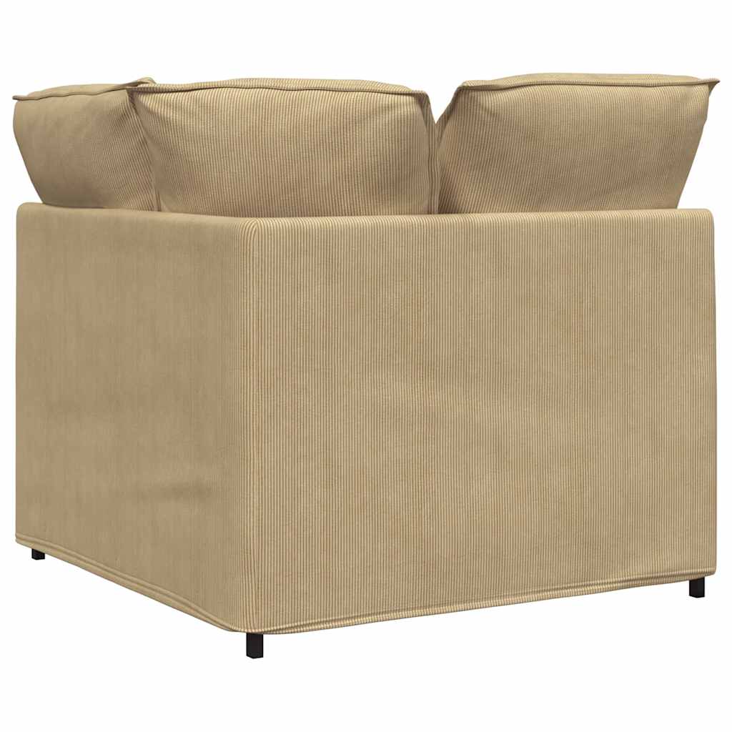 vidaXL Modul modular de colț pentru canapea cu perne 100 cm