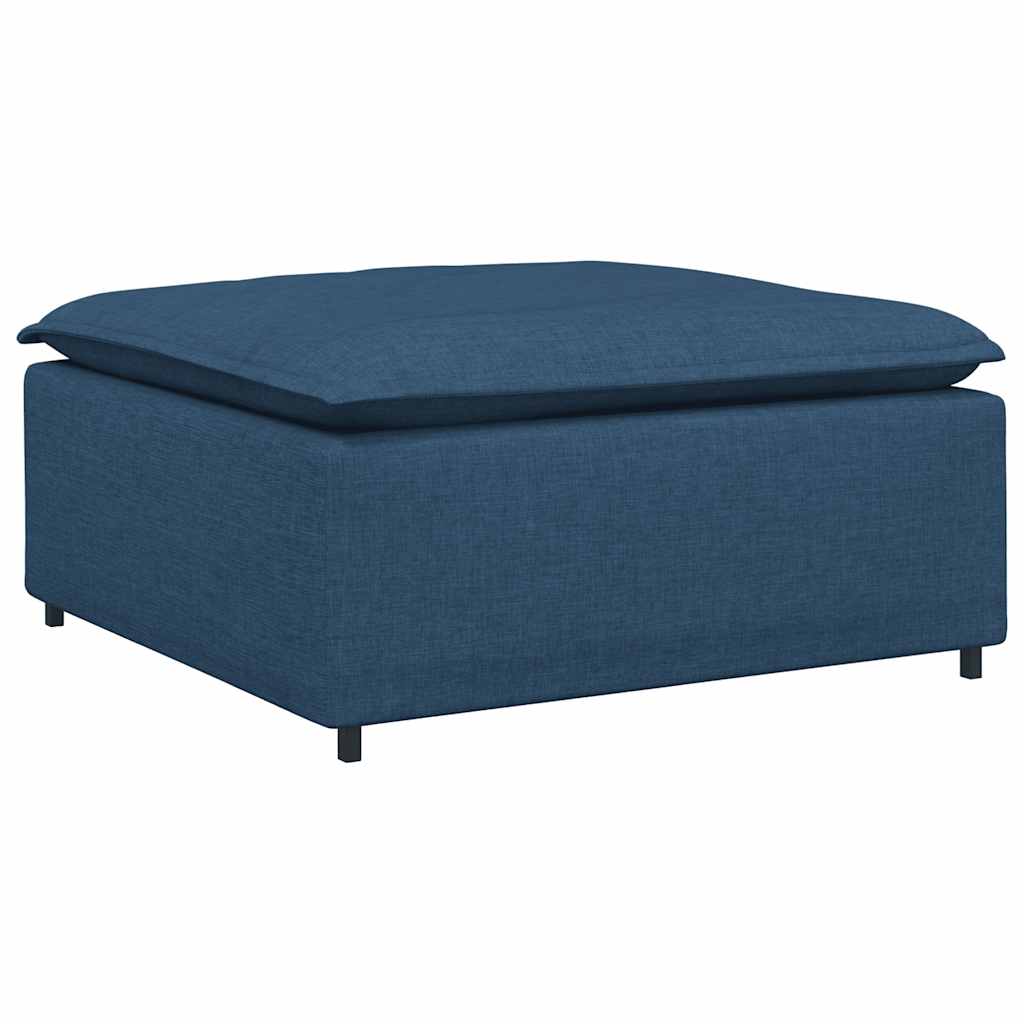 vidaXL Modul taburet modular pentru canapea, albastru, 100x100x48 cm