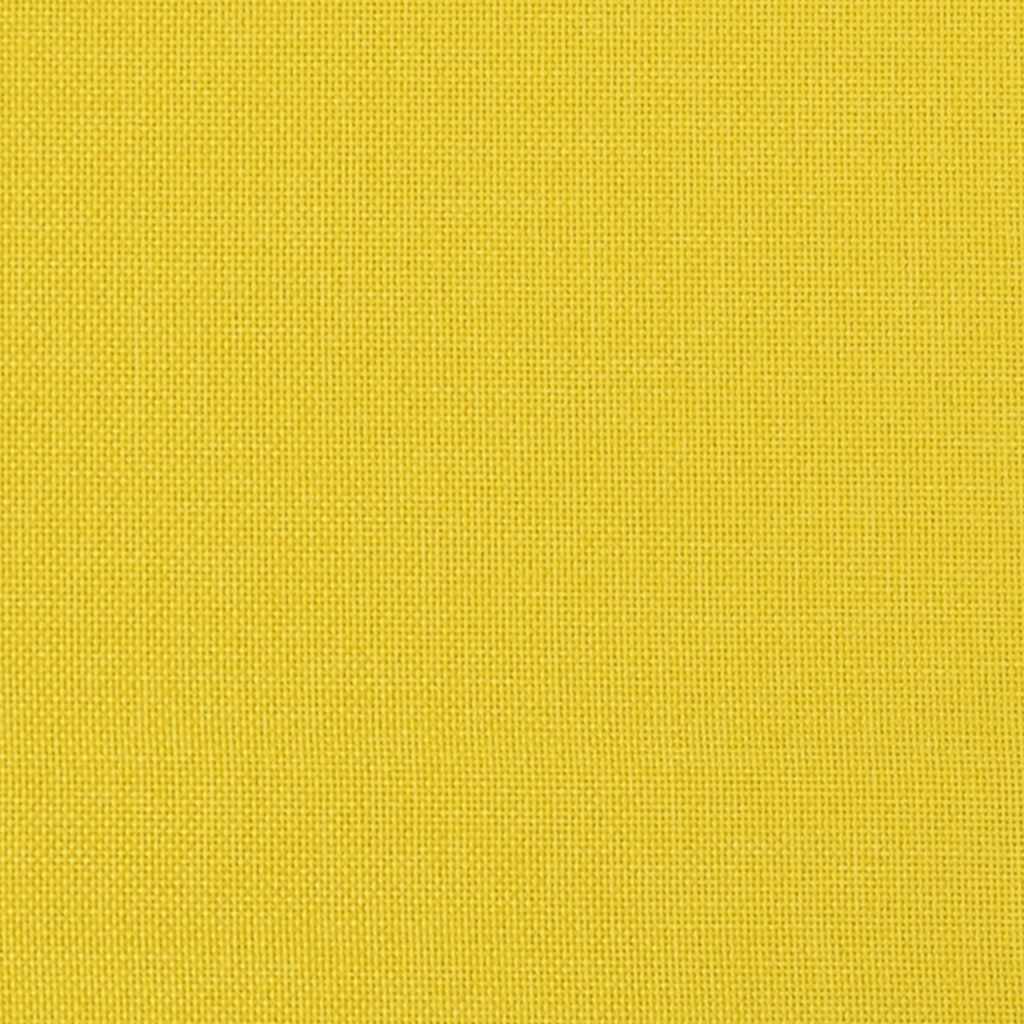 vidaXL Taburet modular pentru canapea, galben deschis, 100x100x48 cm