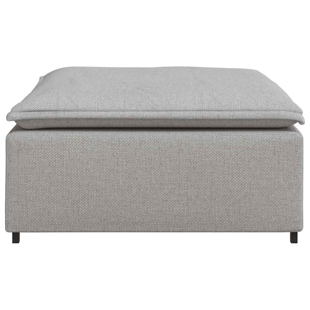 vidaXL Taburet modular pentru canapea, gri nor, 100x100x48 cm vidaXL Taburet modular pentru canapea, gri nor, 100x100x48 cm