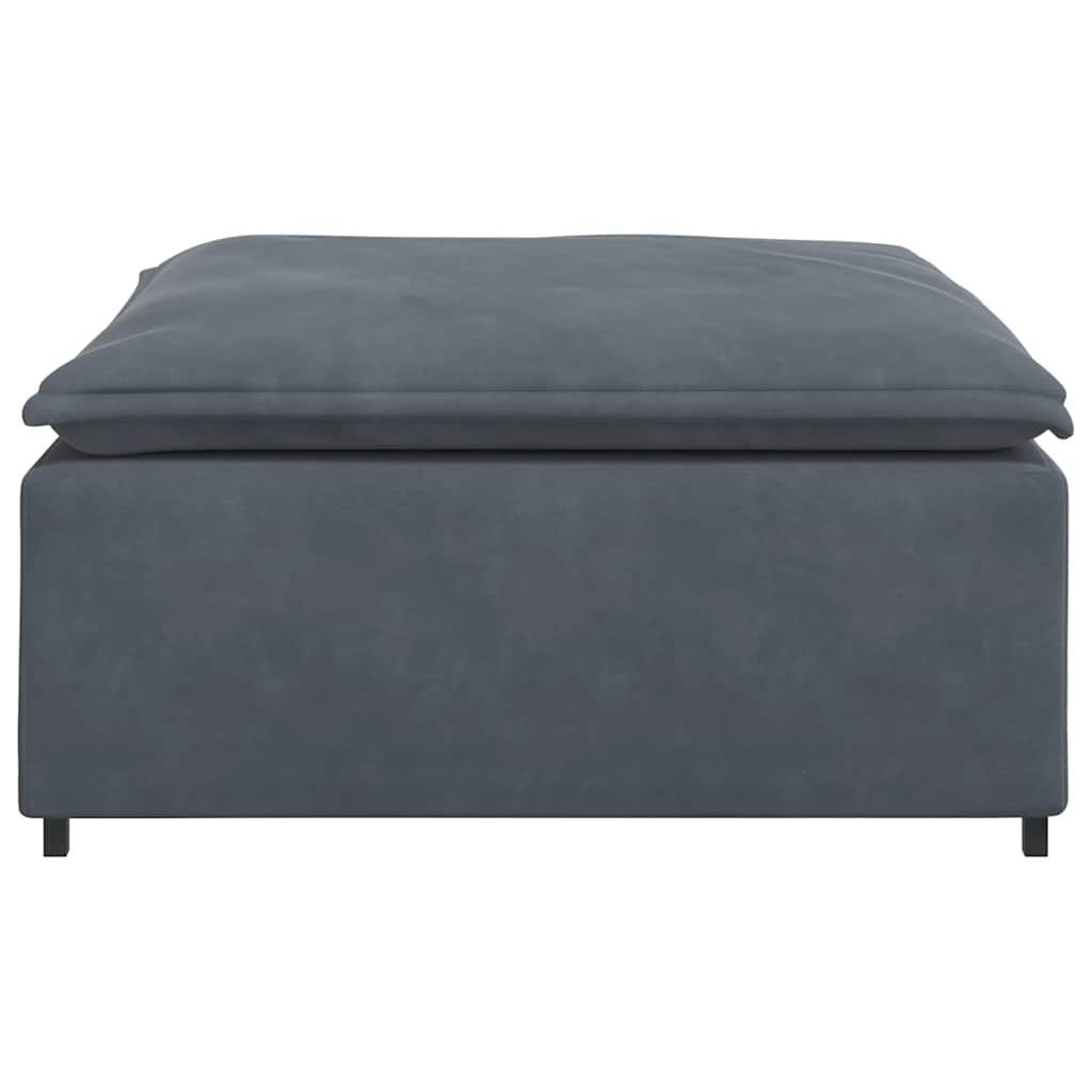 vidaXL Modul modular taburet canapea gri închis 100x100x48 cm