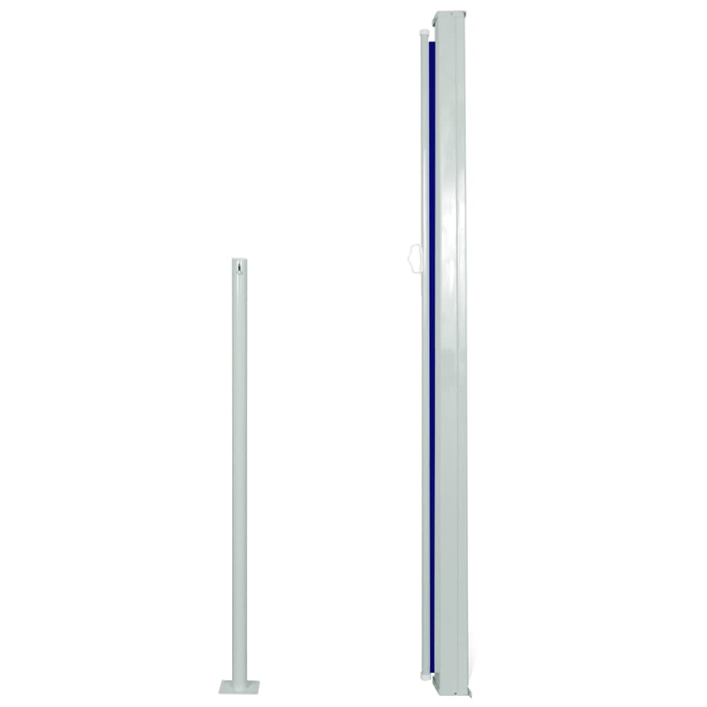 vidaXL Copertină laterală pentru terasă/curte, albastru 160x300 cm vidaXL Copertină laterală pentru terasă/curte, albastru 160x300 cm