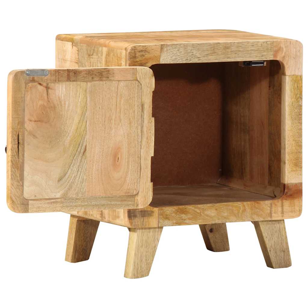 vidaXL Noptiera 2 buc 40x32x46 cm Lemn masiv Mango brut