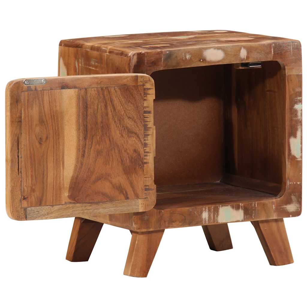 vidaXL Noptiera 40x32x46 cm lemn masiv recuperat