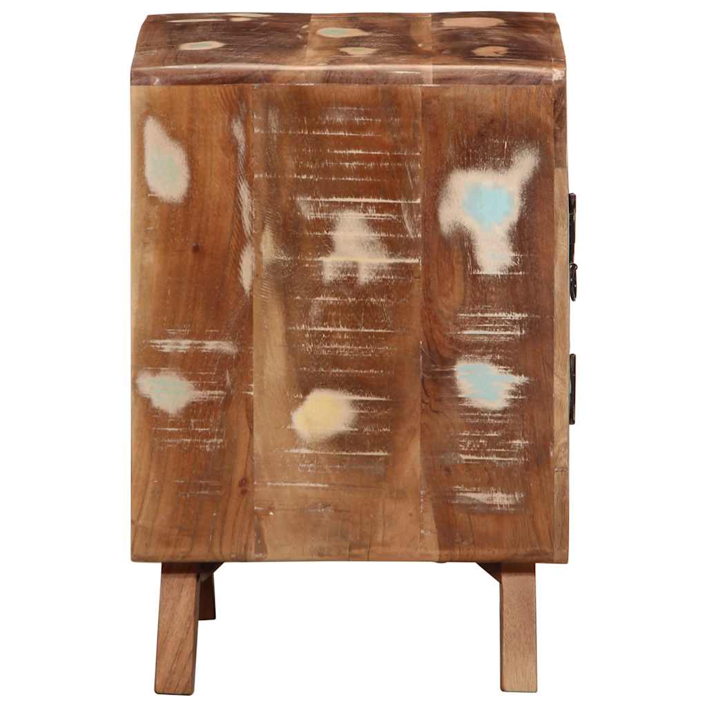 vidaXL Noptiera 2 buc 40x32x46 cm lemn masiv recuperat