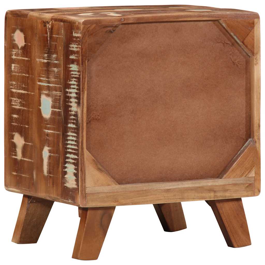 vidaXL Noptiera 2 buc 40x32x46 cm lemn masiv recuperat