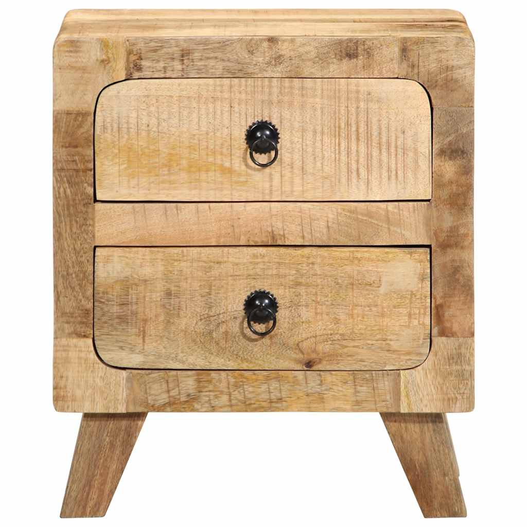 vidaXL Noptiera 40x32x46 cm lemn masiv Mango brut vidaXL Noptiera 40x32x46 cm lemn masiv Mango brut