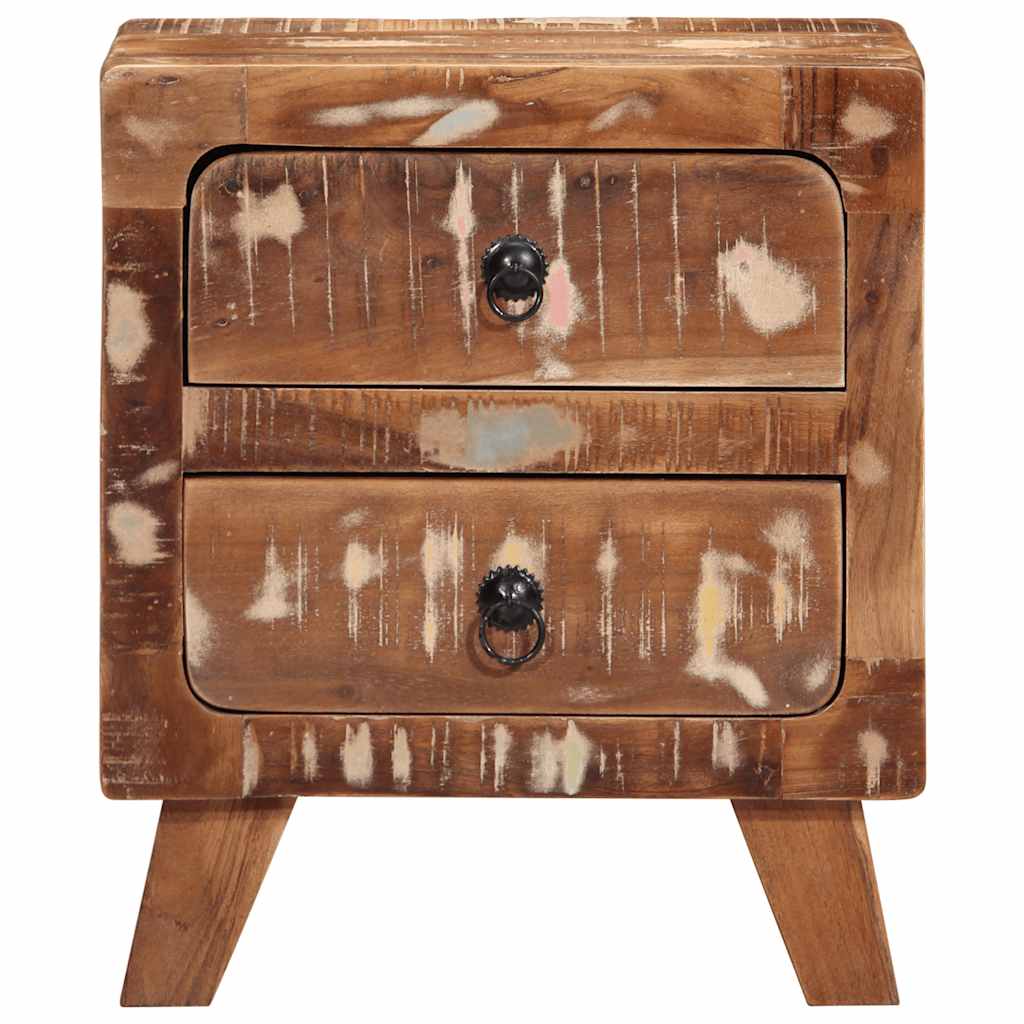 vidaXL Noptiera 2 buc 40x32x46 cm lemn masiv recuperat vidaXL Noptiera 2 buc 40x32x46 cm lemn masiv recuperat