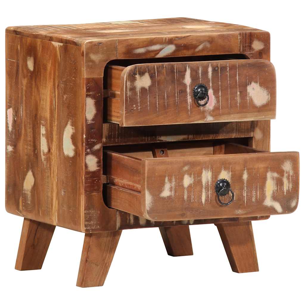vidaXL Noptiera 2 buc 40x32x46 cm lemn masiv recuperat vidaXL Noptiera 2 buc 40x32x46 cm lemn masiv recuperat