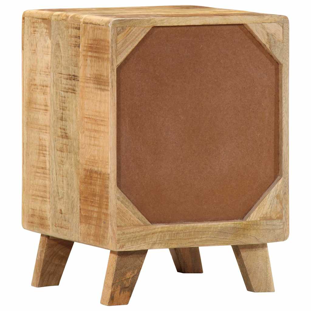 vidaXL Noptiera 2 buc 37x32x50 cm Lemn masiv Mango brut vidaXL Noptiera 2 buc 37x32x50 cm Lemn masiv Mango brut