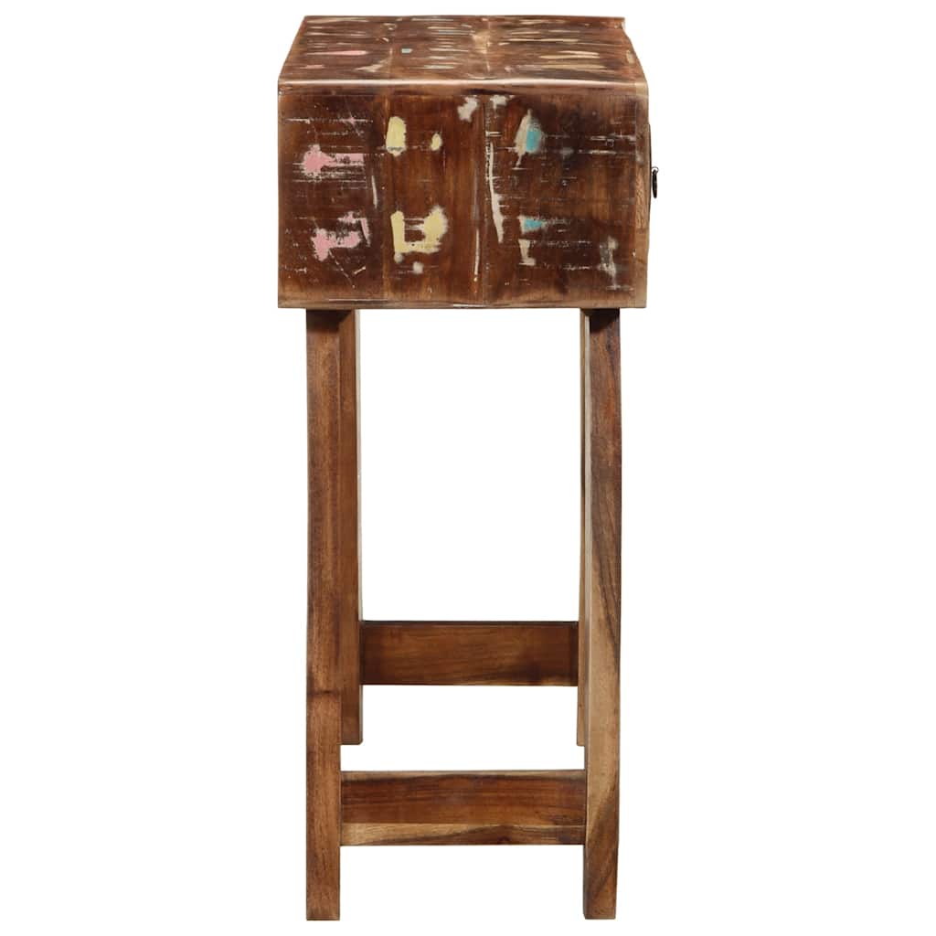 vidaXL Masă consolă, 90x32x75 cm, lemn masiv recuperat vidaXL Masă consolă, 90x32x75 cm, lemn masiv recuperat