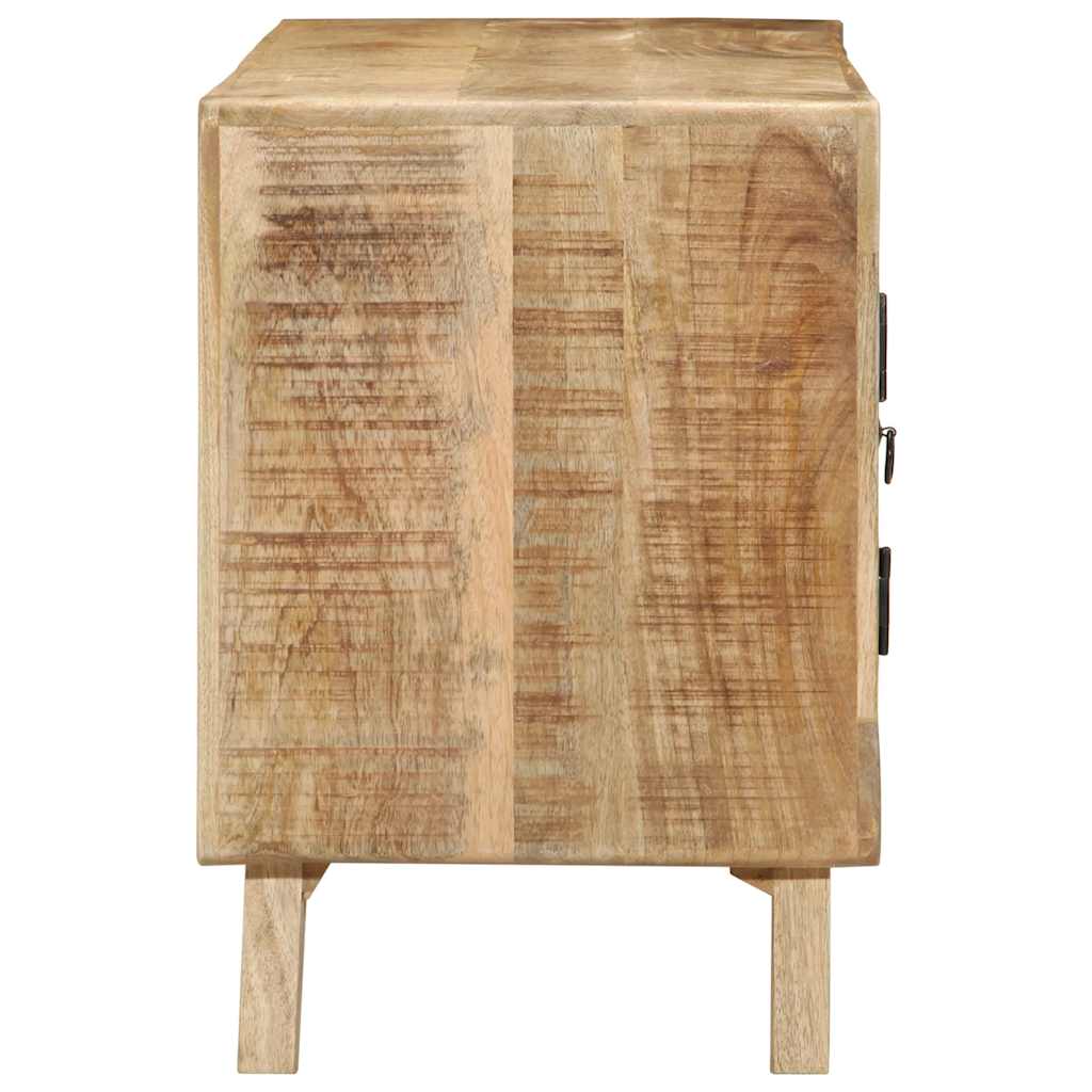 vidaXL Dulap TV, 105x46x32 cm, lemn masiv mango brut