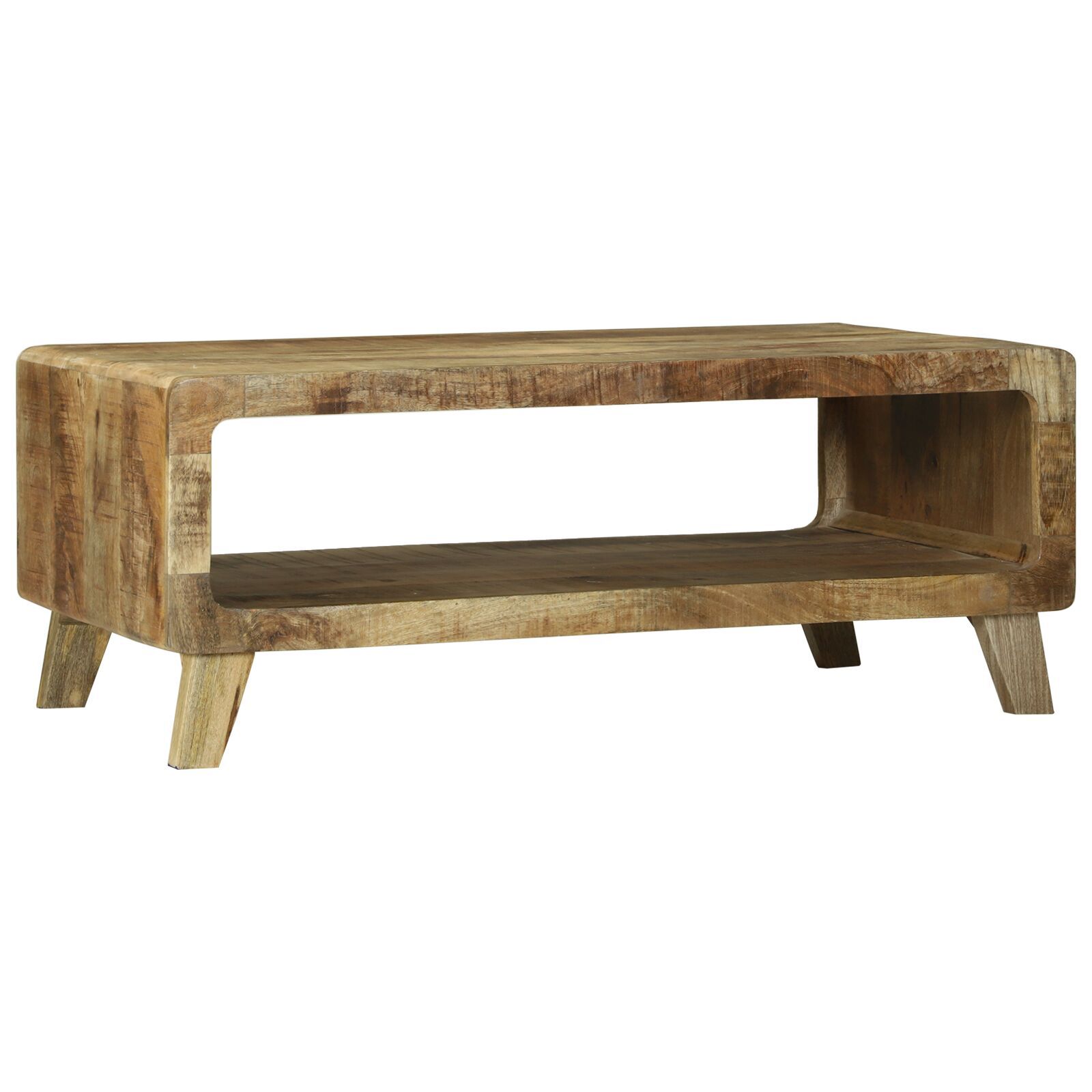 vidaXL Masă de Cafea 90x50x35 cm Lemn Solid Brut de Mango vidaXL Masă de Cafea 90x50x35 cm Lemn Solid Brut de Mango