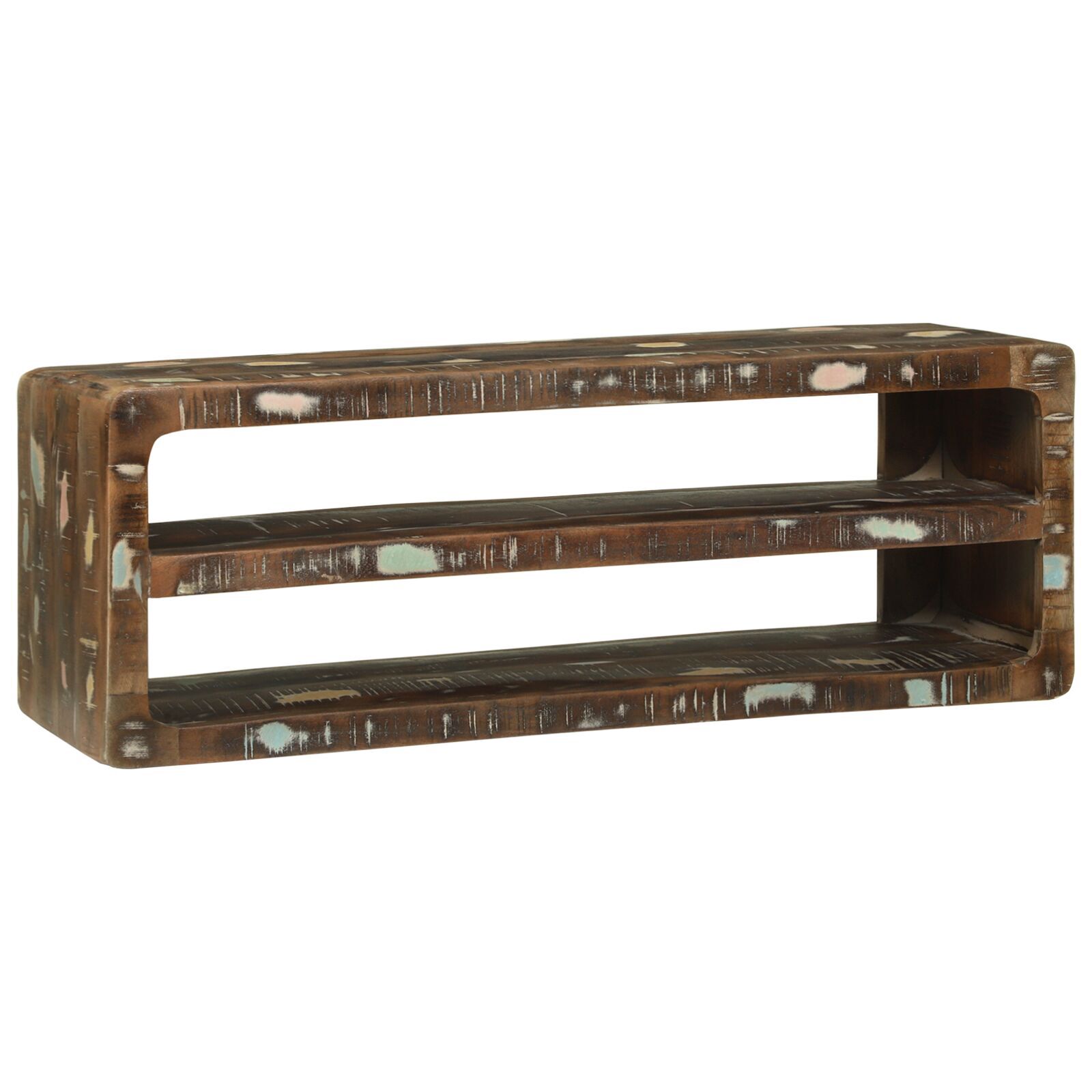 vidaXL Cabinet TV 100x32x36 cm Lemn Masiv Recuperat vidaXL Cabinet TV 100x32x36 cm Lemn Masiv Recuperat