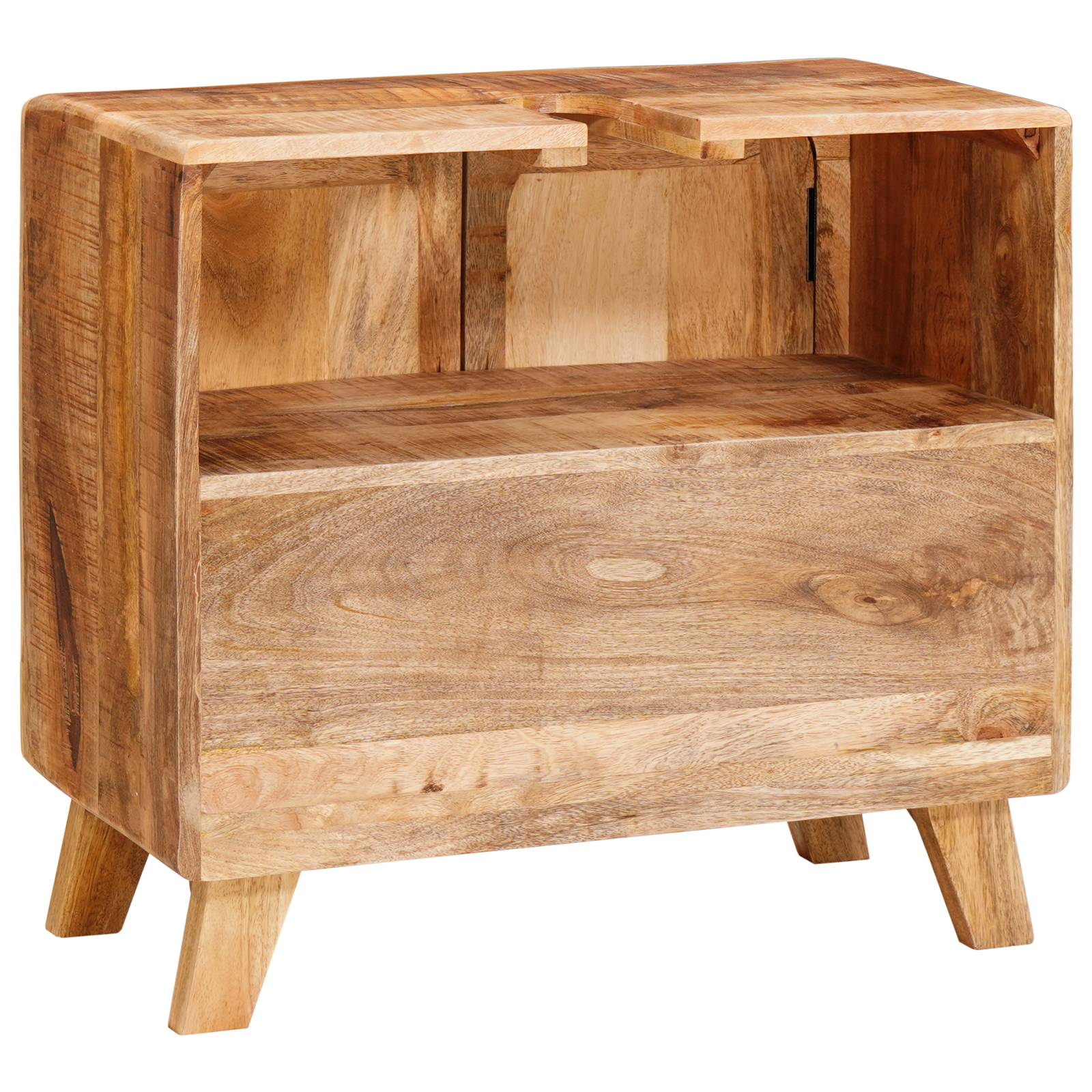 vidaXL Dulap de Baie cu raft cu depozitare cu ușă