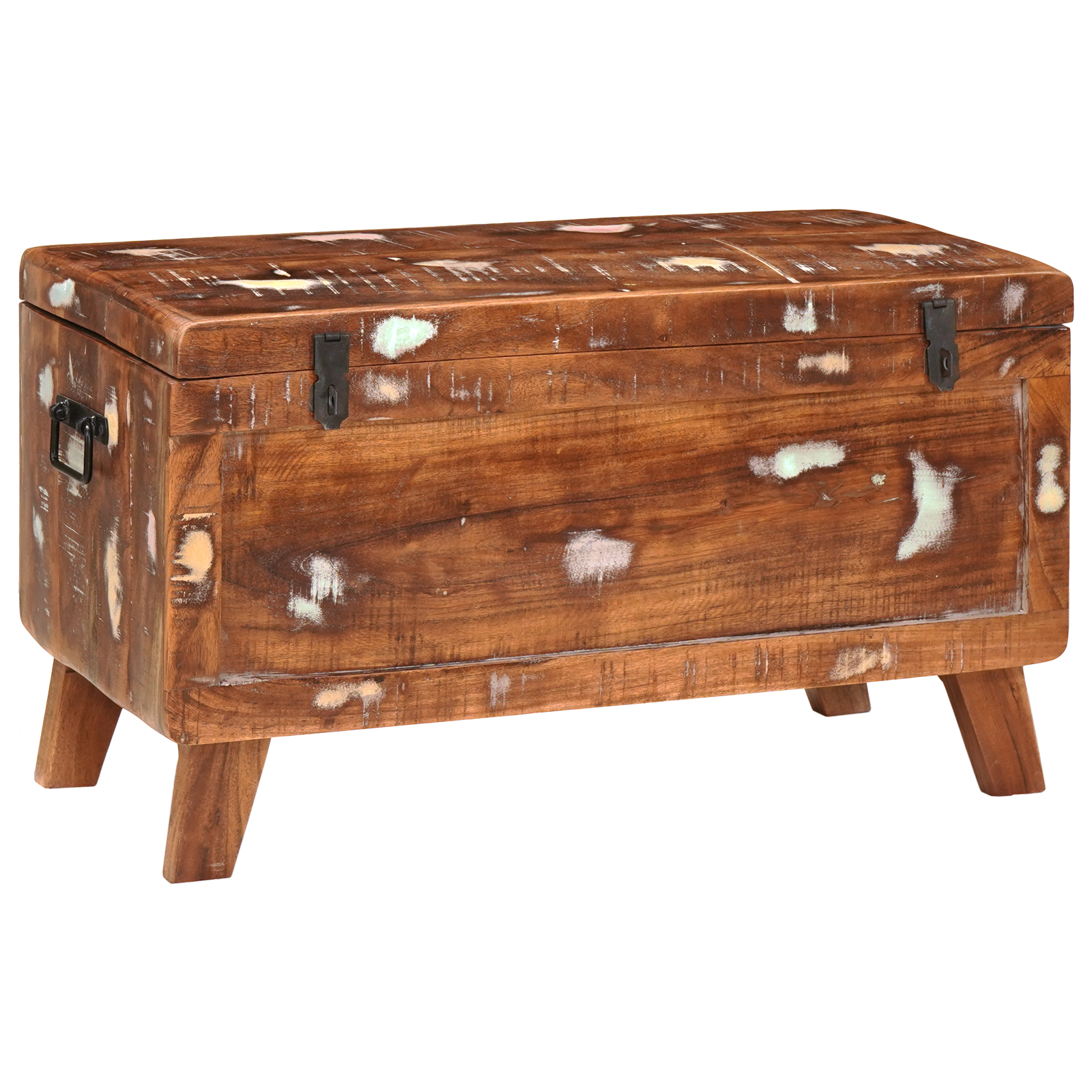 vidaXL Cutie de depozitare 70 x 35 x 40 cm Lemn masiv reciclat vidaXL Cutie de depozitare 70 x 35 x 40 cm Lemn masiv reciclat