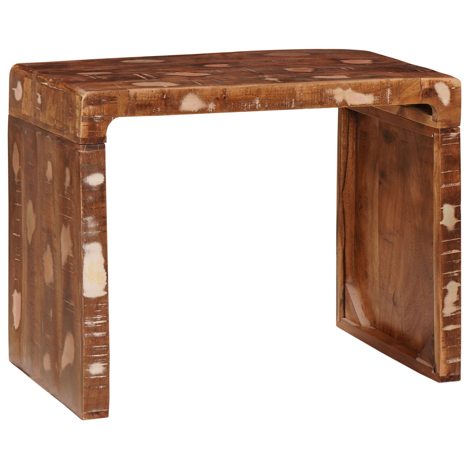 vidaXL Masă laterală 60 x 35 x 45 cm Lemn masiv reciclat vidaXL Masă laterală 60 x 35 x 45 cm Lemn masiv reciclat