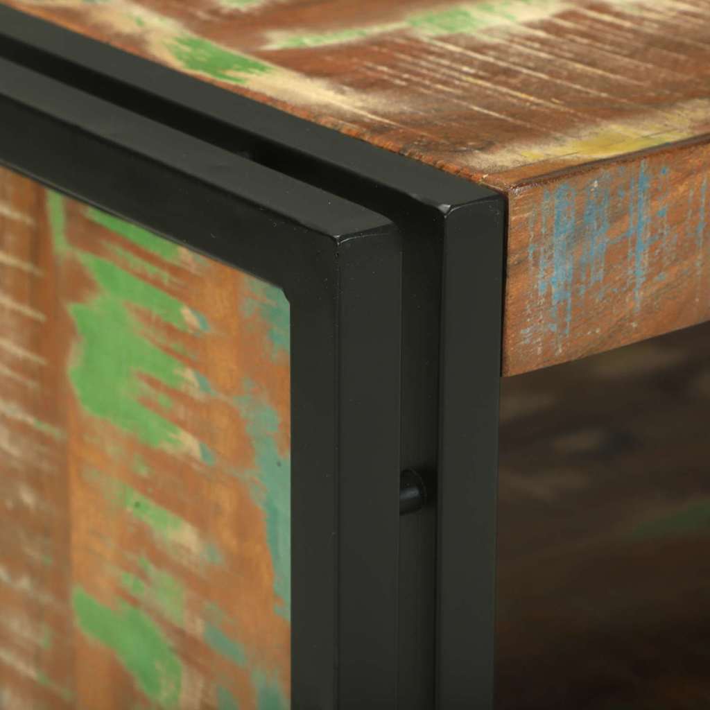 vidaXL Masă de cafea Multicolour 120 x 50 x 38 cm Lemn recuperat masiv