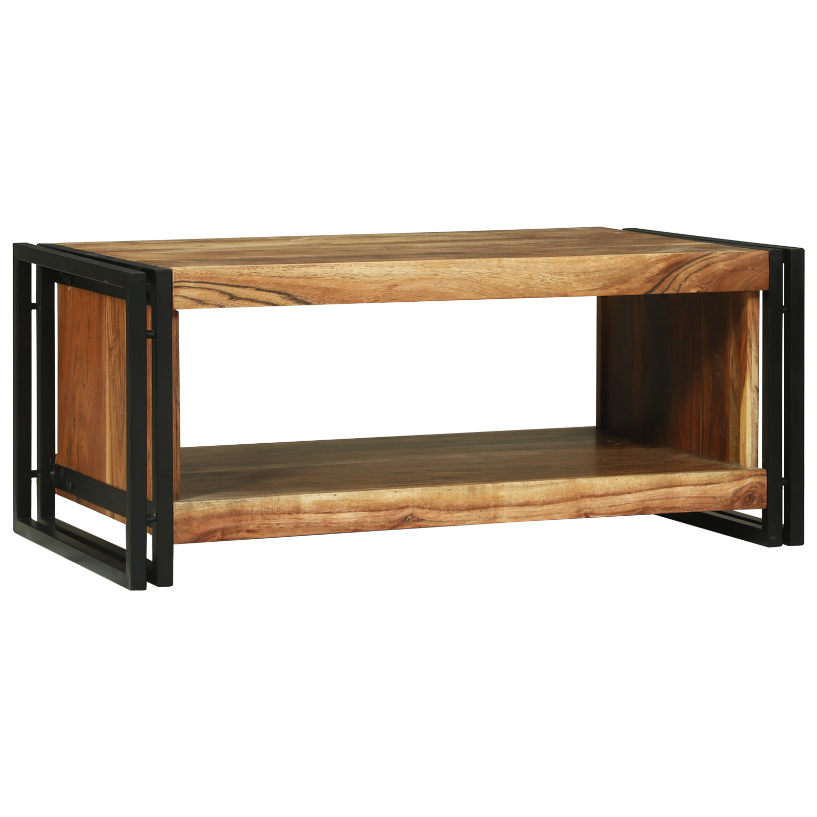 vidaXL Masă de cafea 90x50x38 cm Lemn masiv de acacia vidaXL Masă de cafea 90x50x38 cm Lemn masiv de acacia