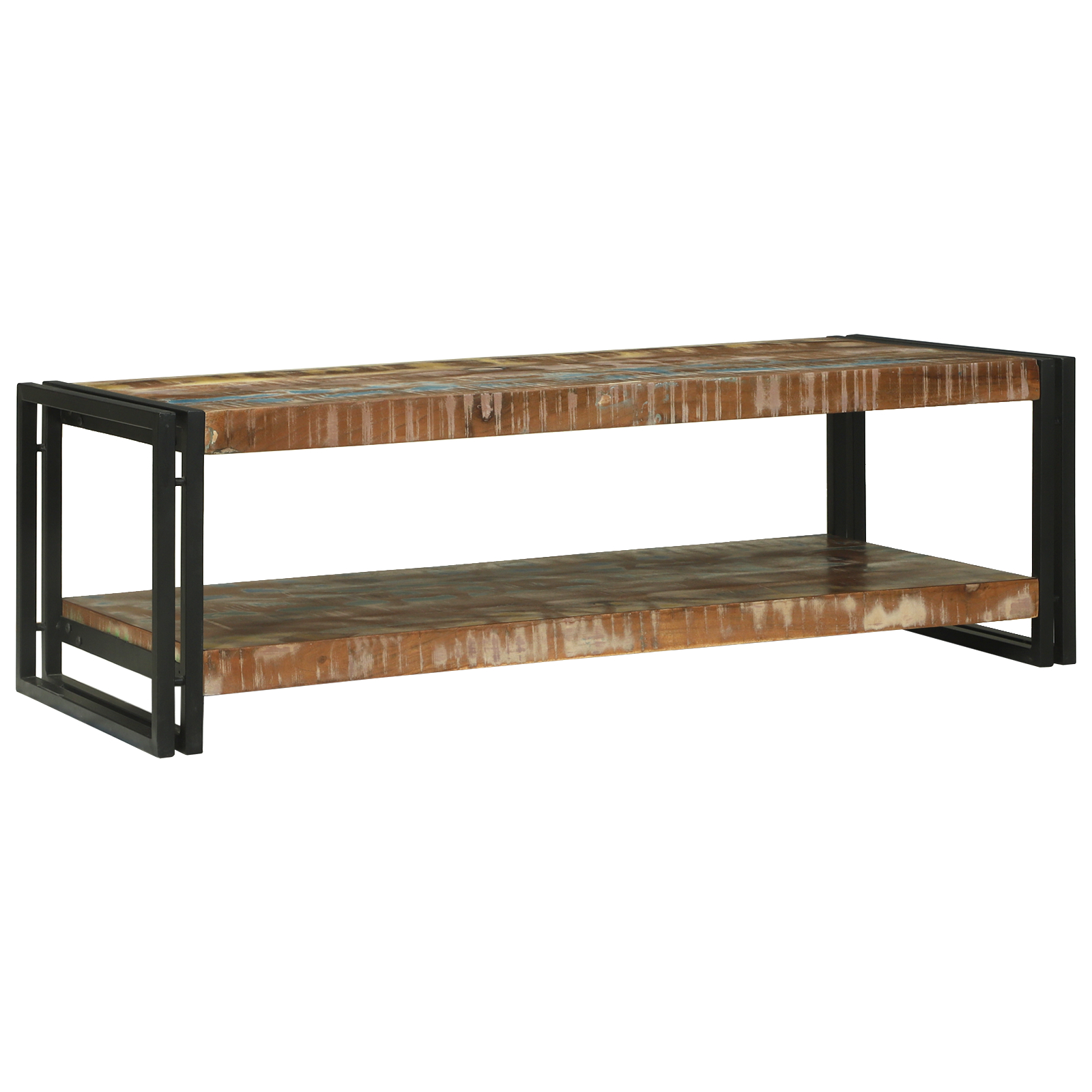 vidaXL Masă de cafea Multicolor 120x50x38 cm Lemn Recuperat vidaXL Masă de cafea Multicolor 120x50x38 cm Lemn Recuperat