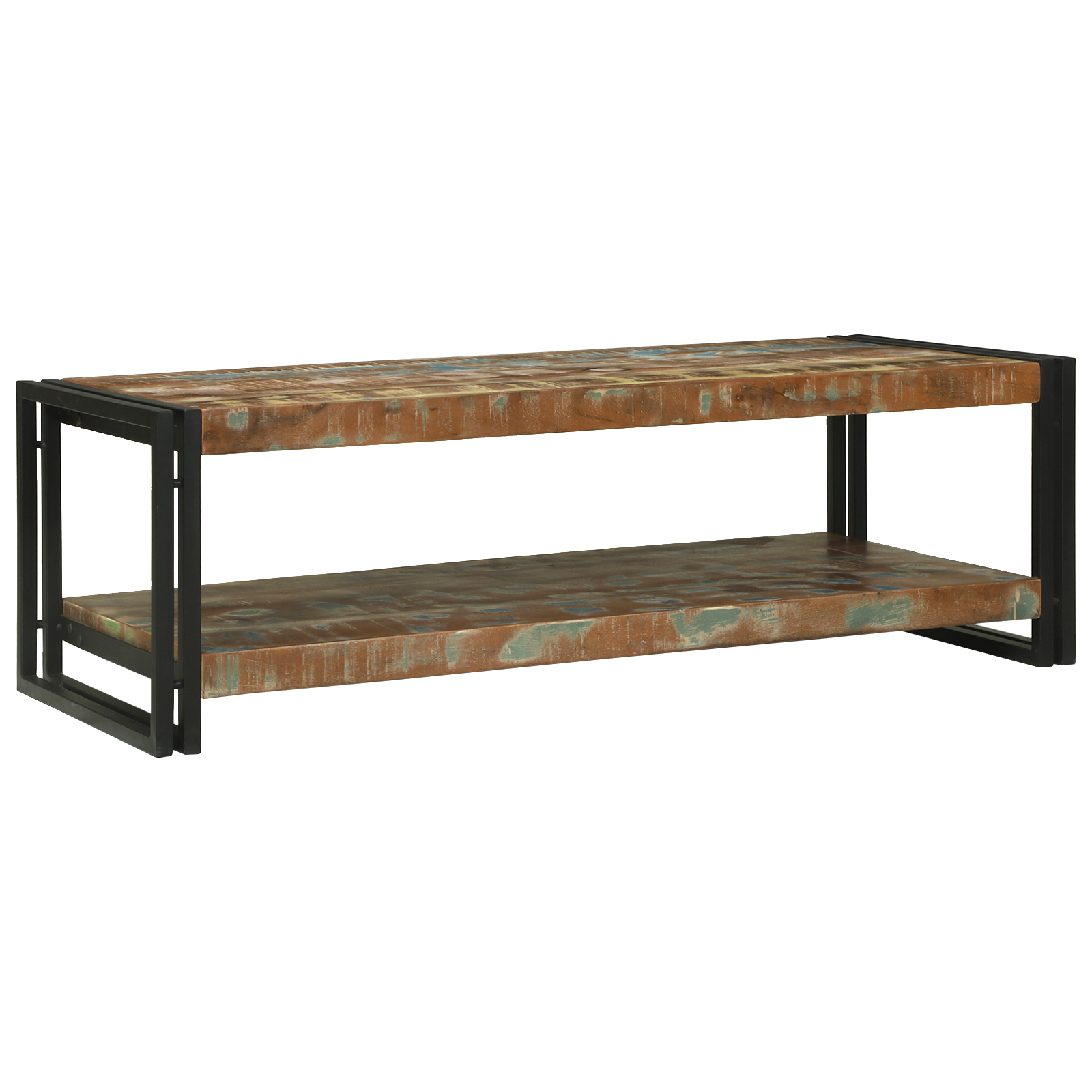 vidaXL Masă de cafea Multicolor 120x50x38 cm Lemn Recuperat vidaXL Masă de cafea Multicolor 120x50x38 cm Lemn Recuperat