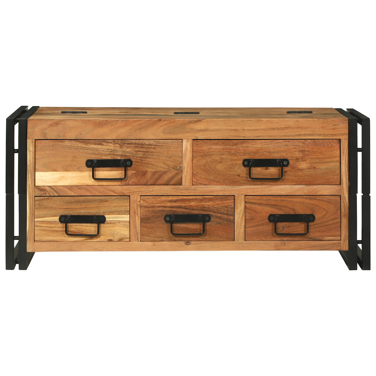 vidaXL Masa de cafea - 90x50x38 cm din lemn solid de acacia vidaXL Masa de cafea - 90x50x38 cm din lemn solid de acacia
