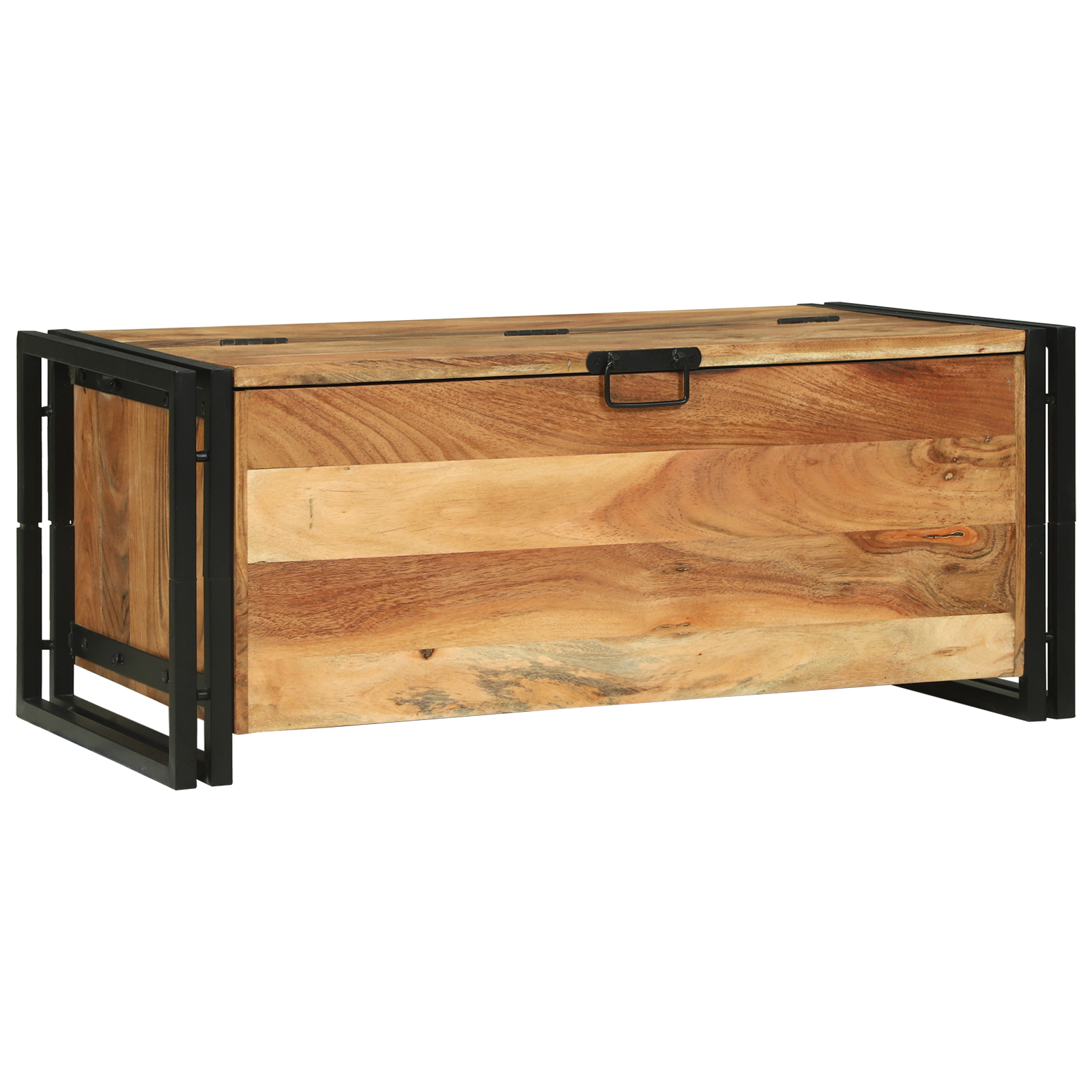 vidaXL Masa de cafea - 90x50x38 cm din lemn solid de acacia vidaXL Masa de cafea - 90x50x38 cm din lemn solid de acacia