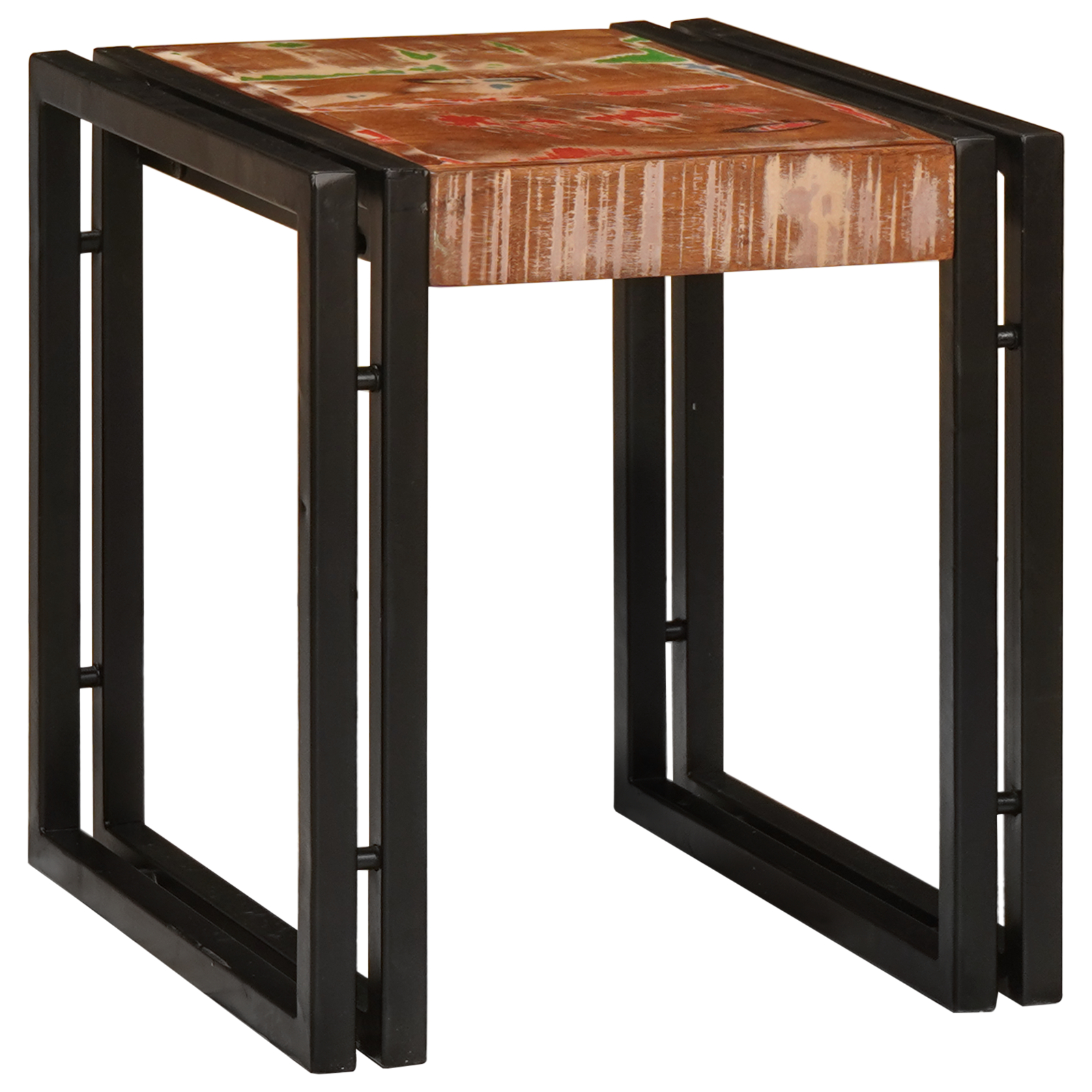 vidaXL Set mese nesting - 3 piese din lemn recuperat vidaXL Set mese nesting - 3 piese din lemn recuperat