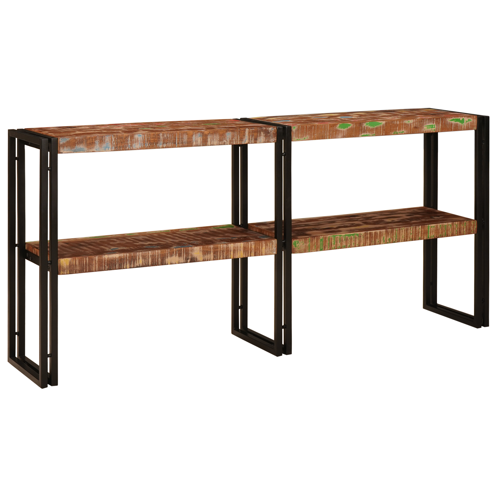 vidaXL Masă de Consolă 160x33x75 cm Lemn Solid Recuperat vidaXL Masă de Consolă 160x33x75 cm Lemn Solid Recuperat