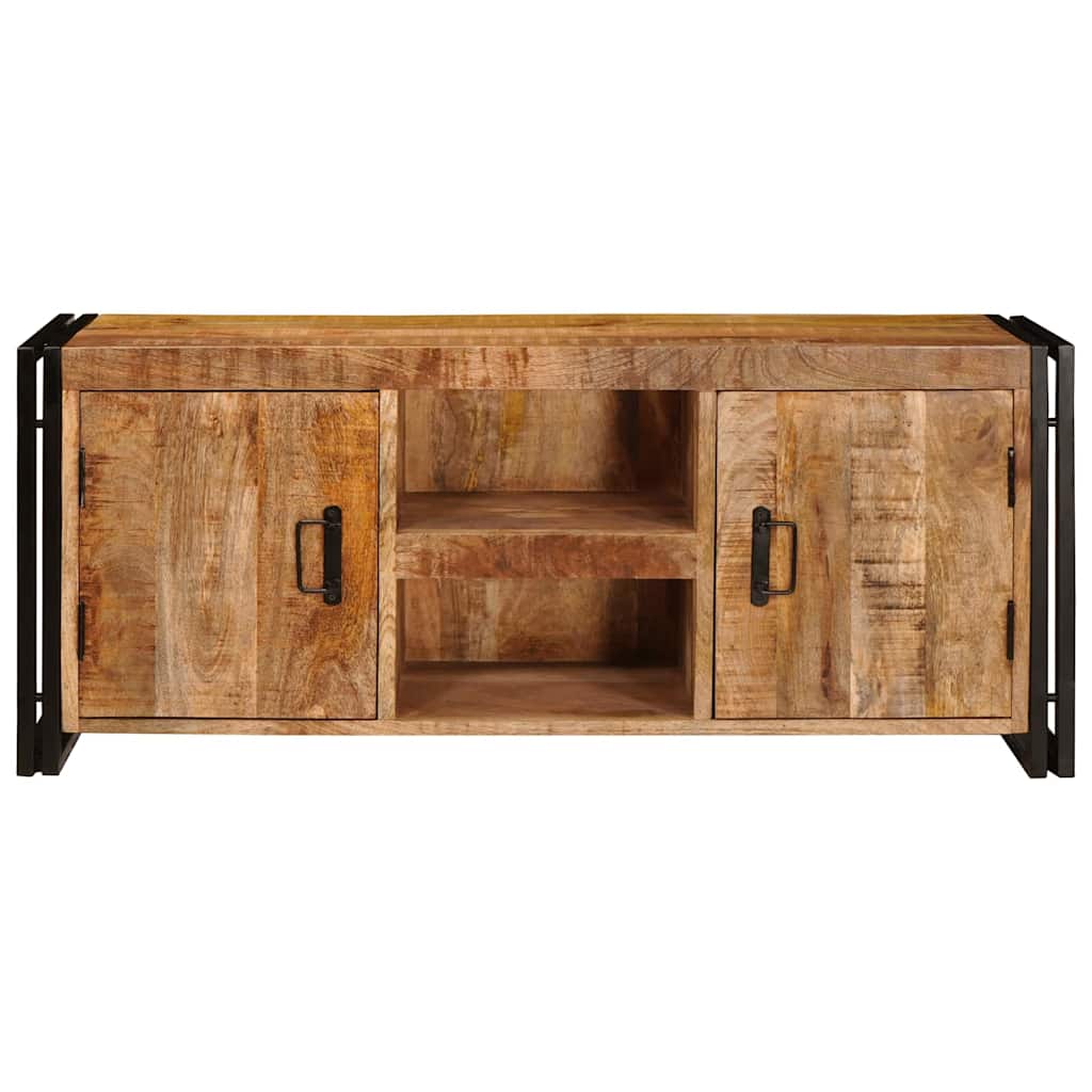 vidaXL Cabinet TV Maro 120 x 30 x 50 cm Lemn de mango solid și aspru vidaXL Cabinet TV Maro 120 x 30 x 50 cm Lemn de mango solid și aspru