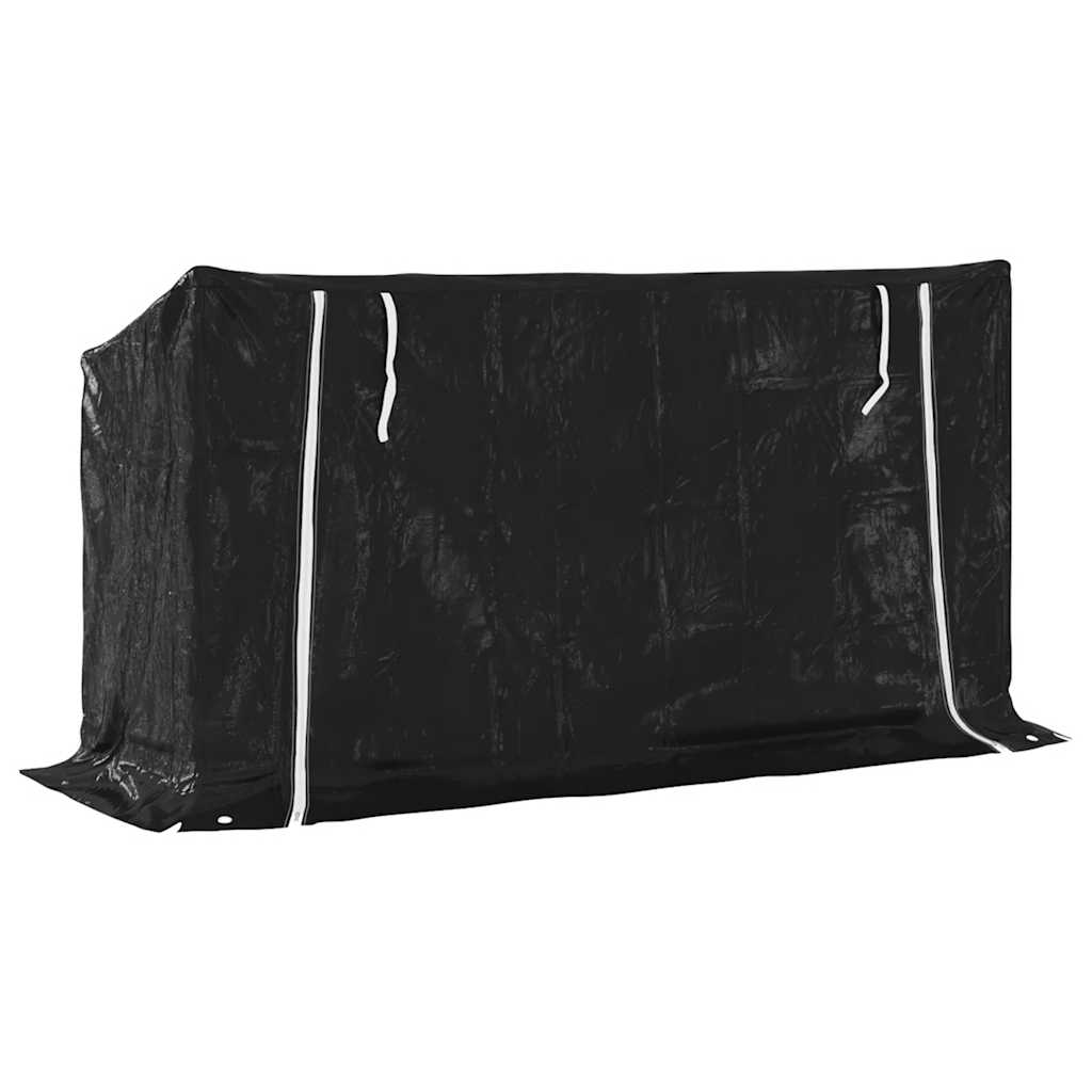 vidaxL Raft pentru lemn de foc cu capac de ploaie otel galvanizat vidaxL Raft pentru lemn de foc cu capac de ploaie otel galvanizat