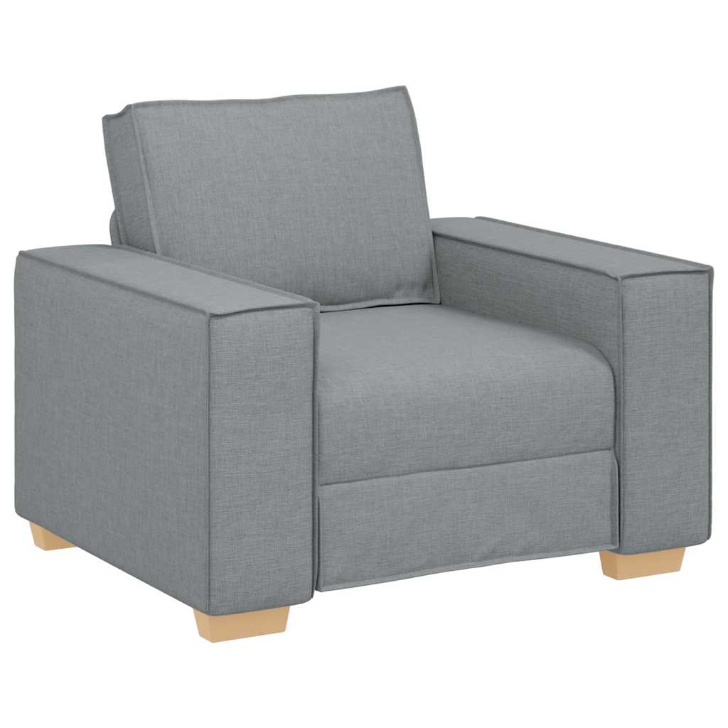vidaXL Canapea fotoliu gri deschis, 60 cm, material textil vidaXL Canapea fotoliu gri deschis, 60 cm, material textil