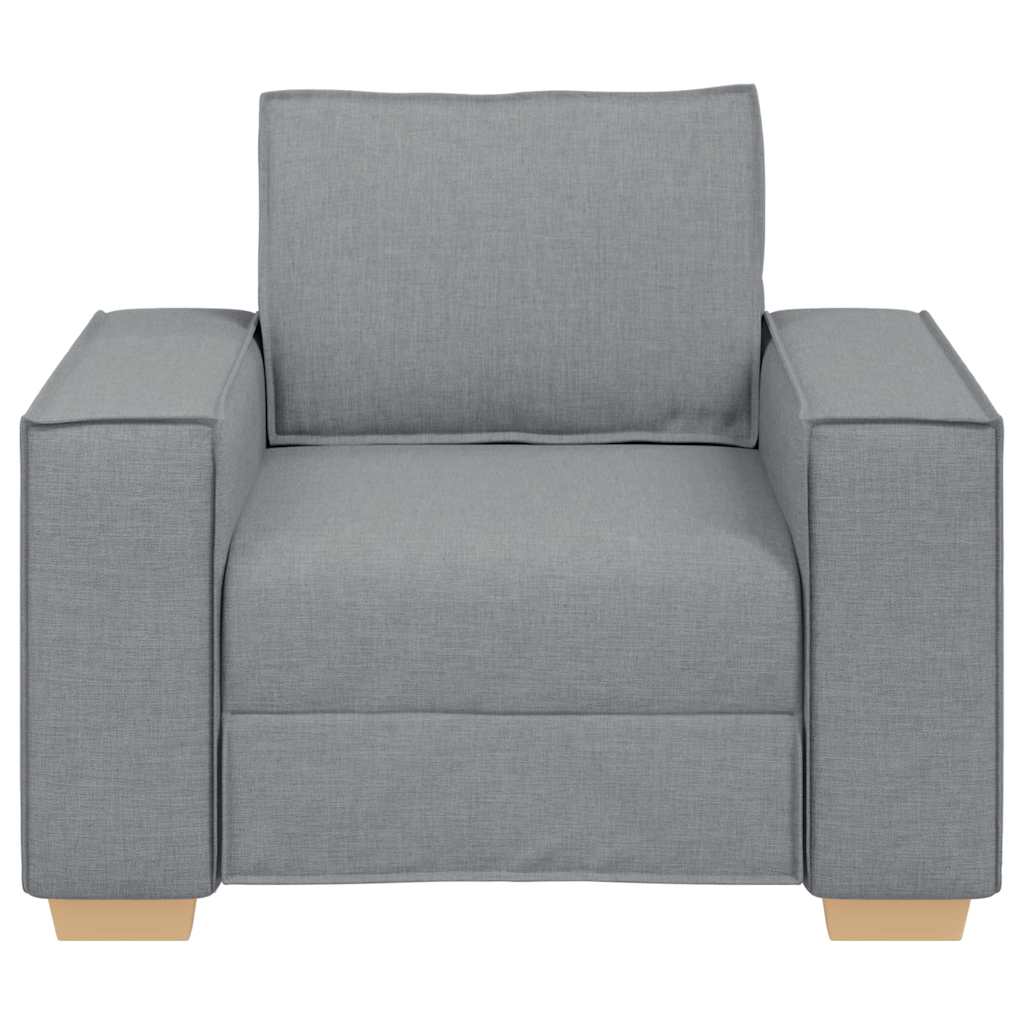 vidaXL Canapea fotoliu gri deschis, 60 cm, material textil vidaXL Canapea fotoliu gri deschis, 60 cm, material textil
