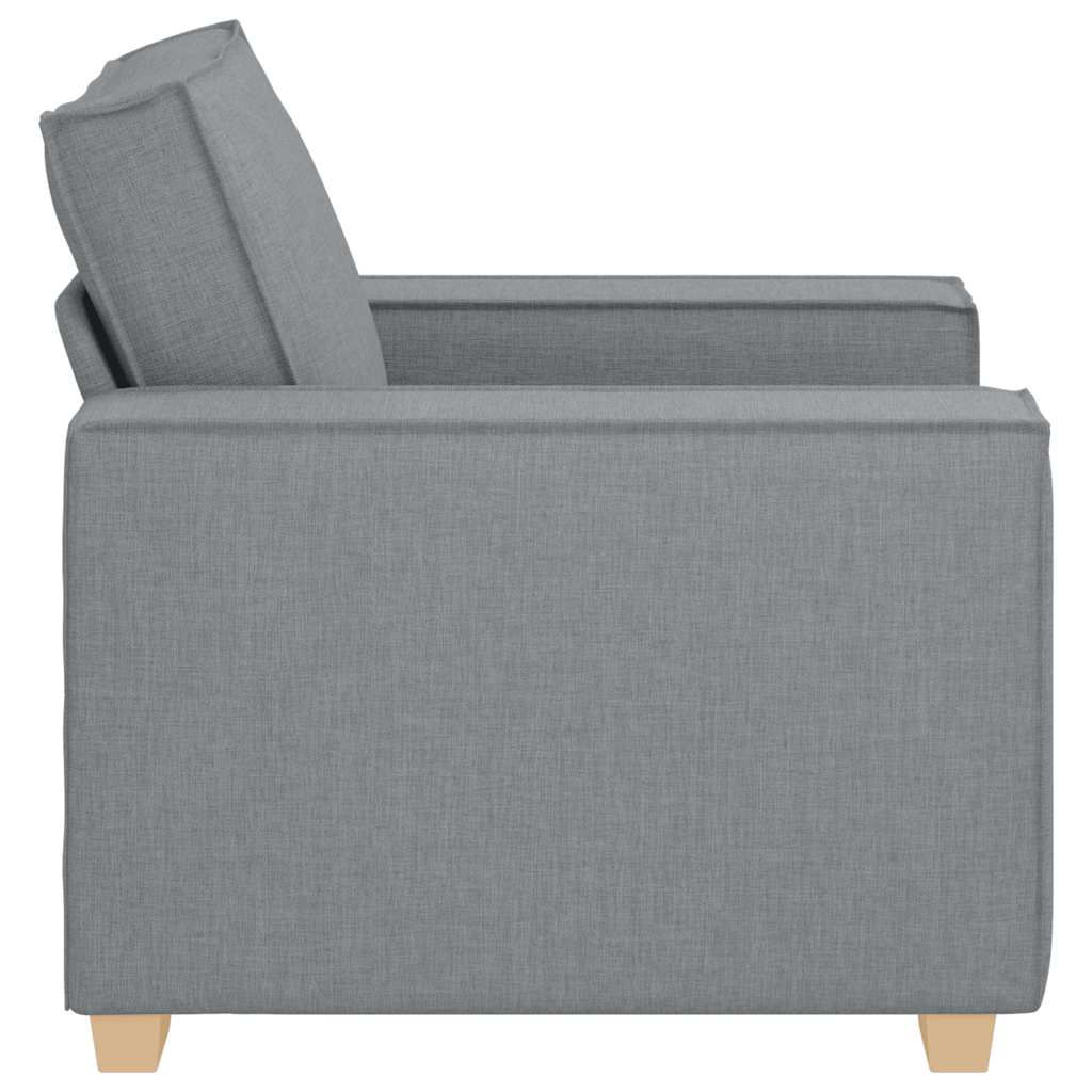 vidaXL Canapea fotoliu gri deschis, 60 cm, material textil vidaXL Canapea fotoliu gri deschis, 60 cm, material textil