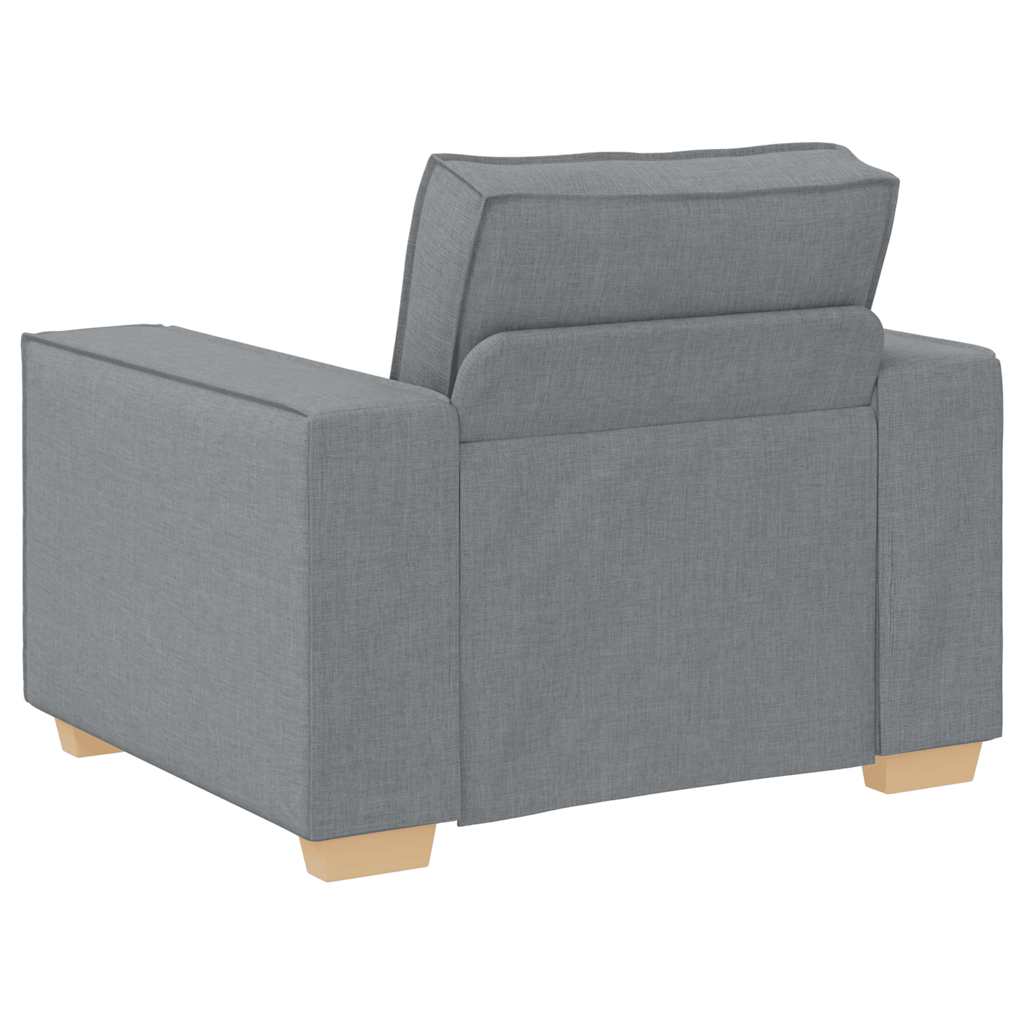 vidaXL Canapea fotoliu gri deschis, 60 cm, material textil vidaXL Canapea fotoliu gri deschis, 60 cm, material textil