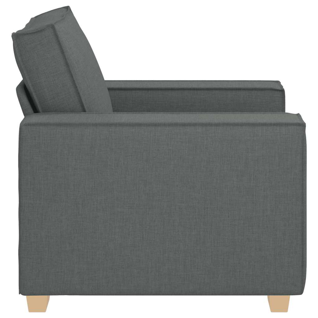 vidaXL Canapea fotoliu gri închis, 60 cm, material textil vidaXL Canapea fotoliu gri închis, 60 cm, material textil