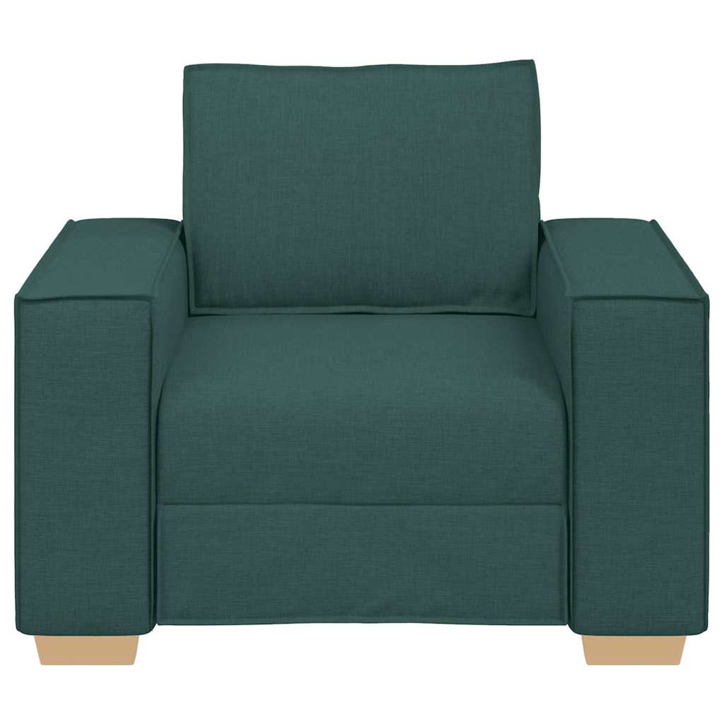 vidaXL Canapea fotoliu verde închis, 60 cm, material textil vidaXL Canapea fotoliu verde închis, 60 cm, material textil