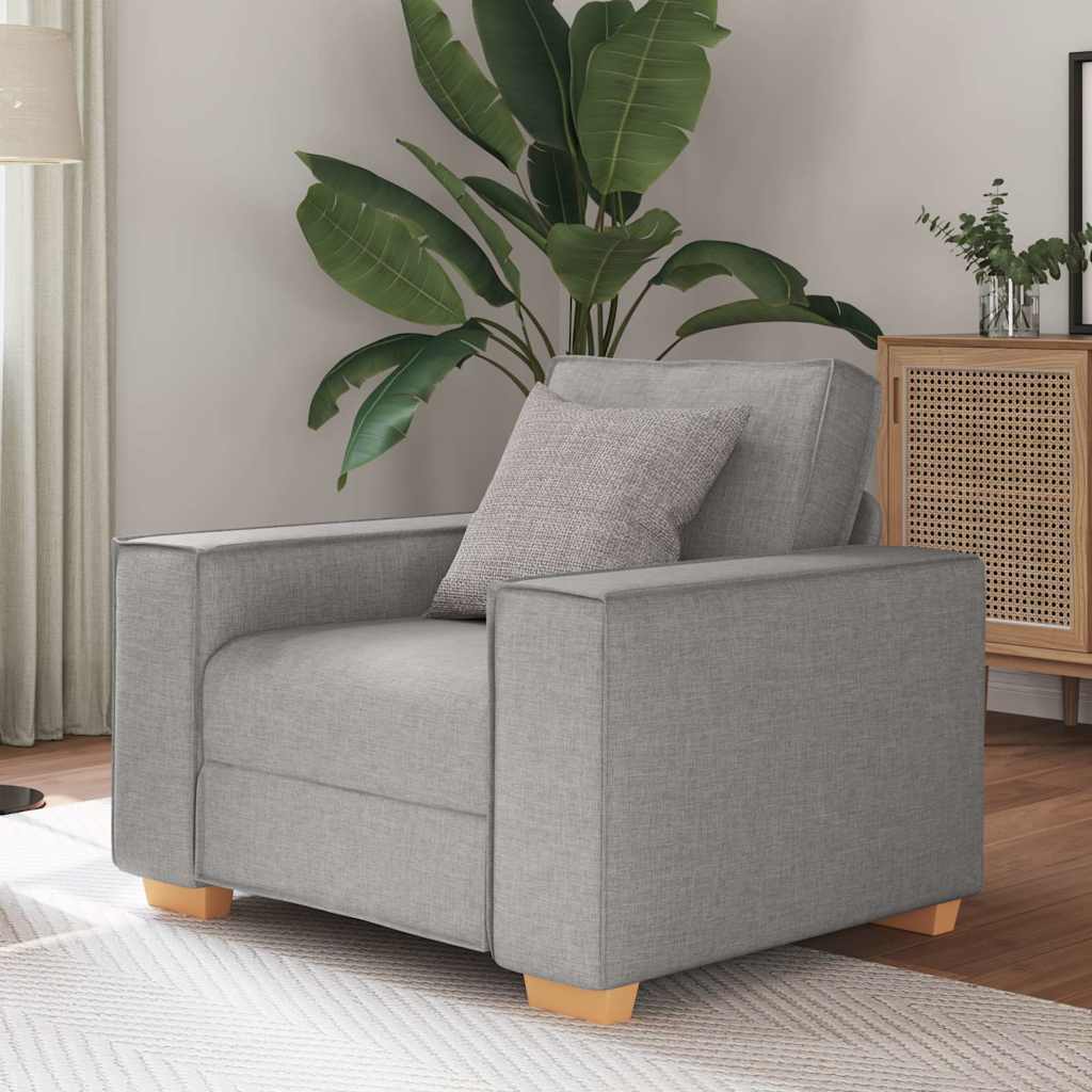 vidaXL Canapea fotoliu gri nor, 60 cm, material textil vidaXL Canapea fotoliu gri nor, 60 cm, material textil