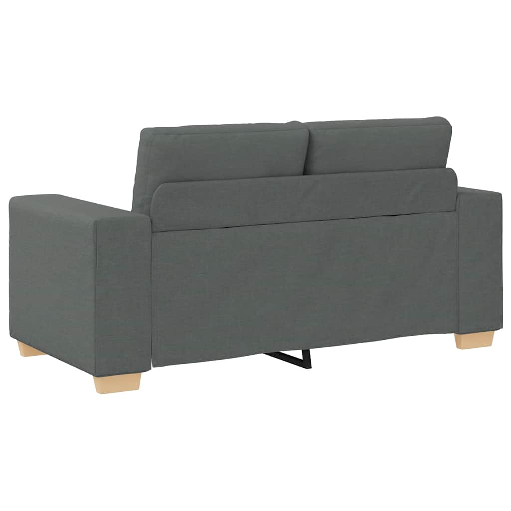 vidaXL Canapea lovesea gri închis 120 cm țesătură vidaXL Canapea lovesea gri închis 120 cm țesătură