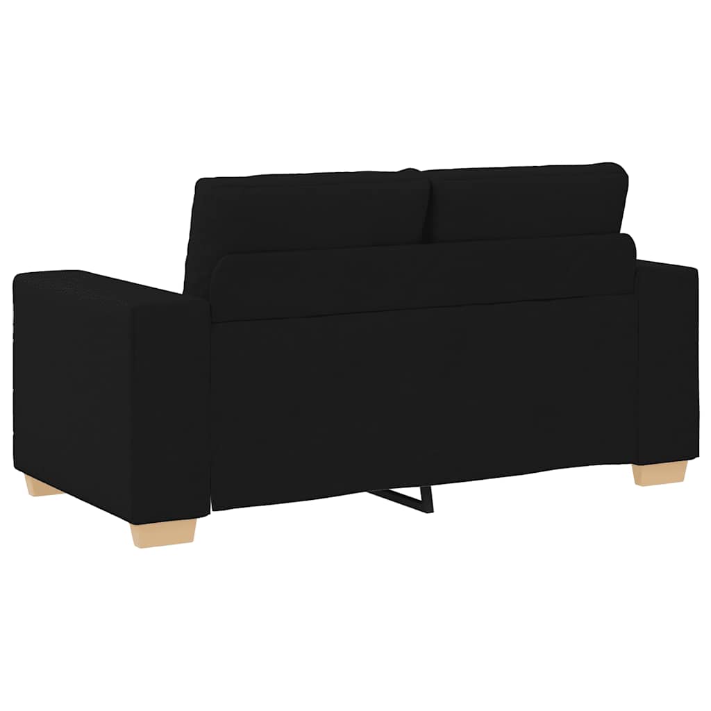 vidaXL Canapea Loveseat Negru 120 cm Stofa vidaXL Canapea Loveseat Negru 120 cm Stofa