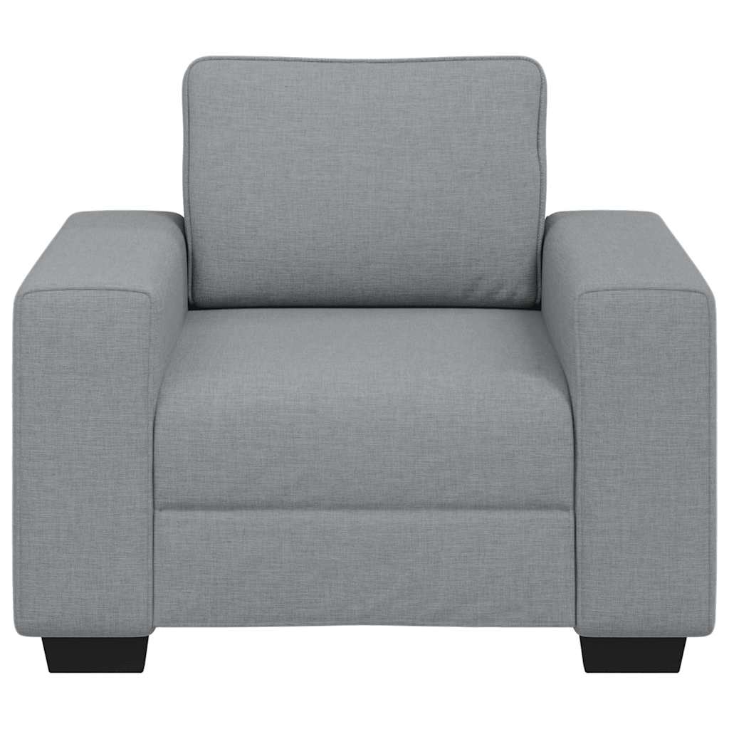 vidaXL Canapea Scaun Gri deschis 60 cm Tesatura