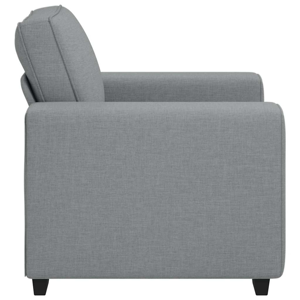 vidaXL Canapea Scaun Gri deschis 60 cm Tesatura